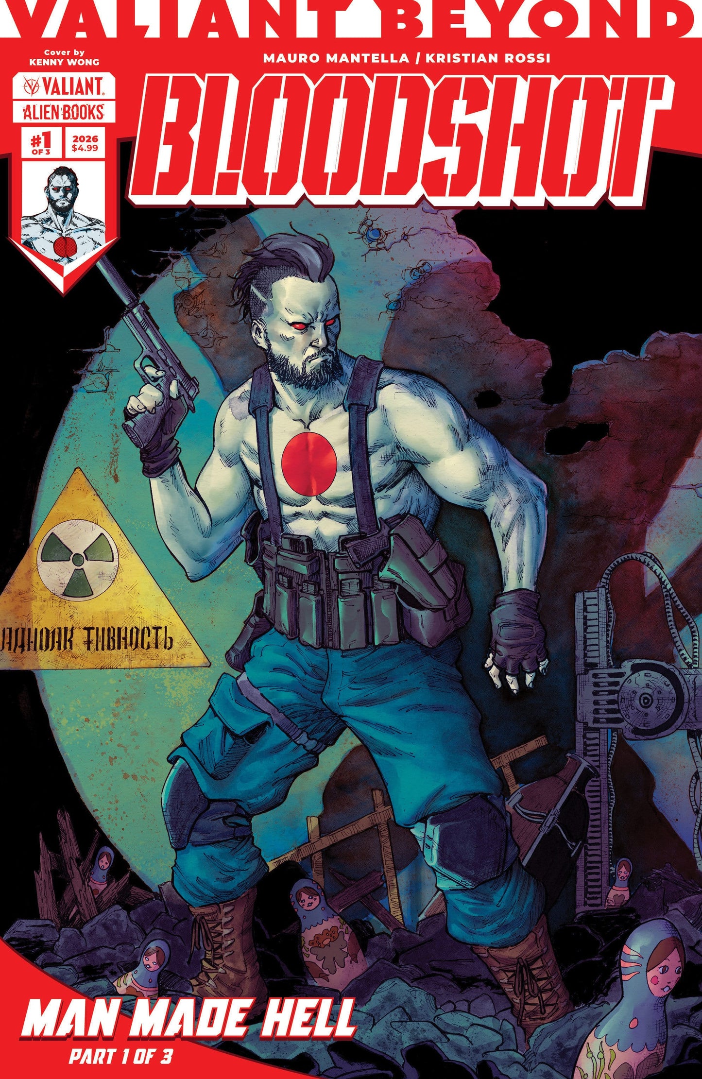IDW Publishing NEW THIS WEEK Valiant Beyond: Bloodshot #4--Man Made Hell #1 Cover A (Wong) (VF/NM)