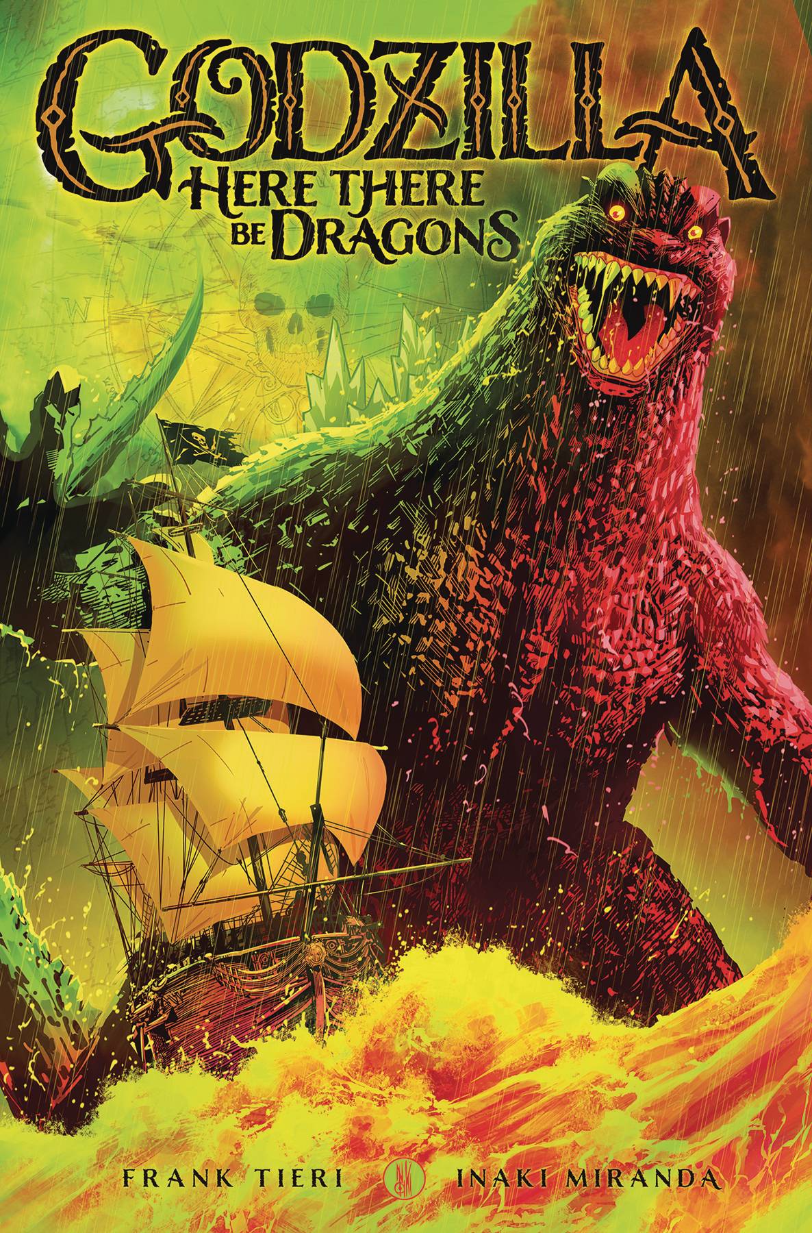 IDW PUBLISHING TRADE GODZILLA HERE THERE BE DRAGONS GN
