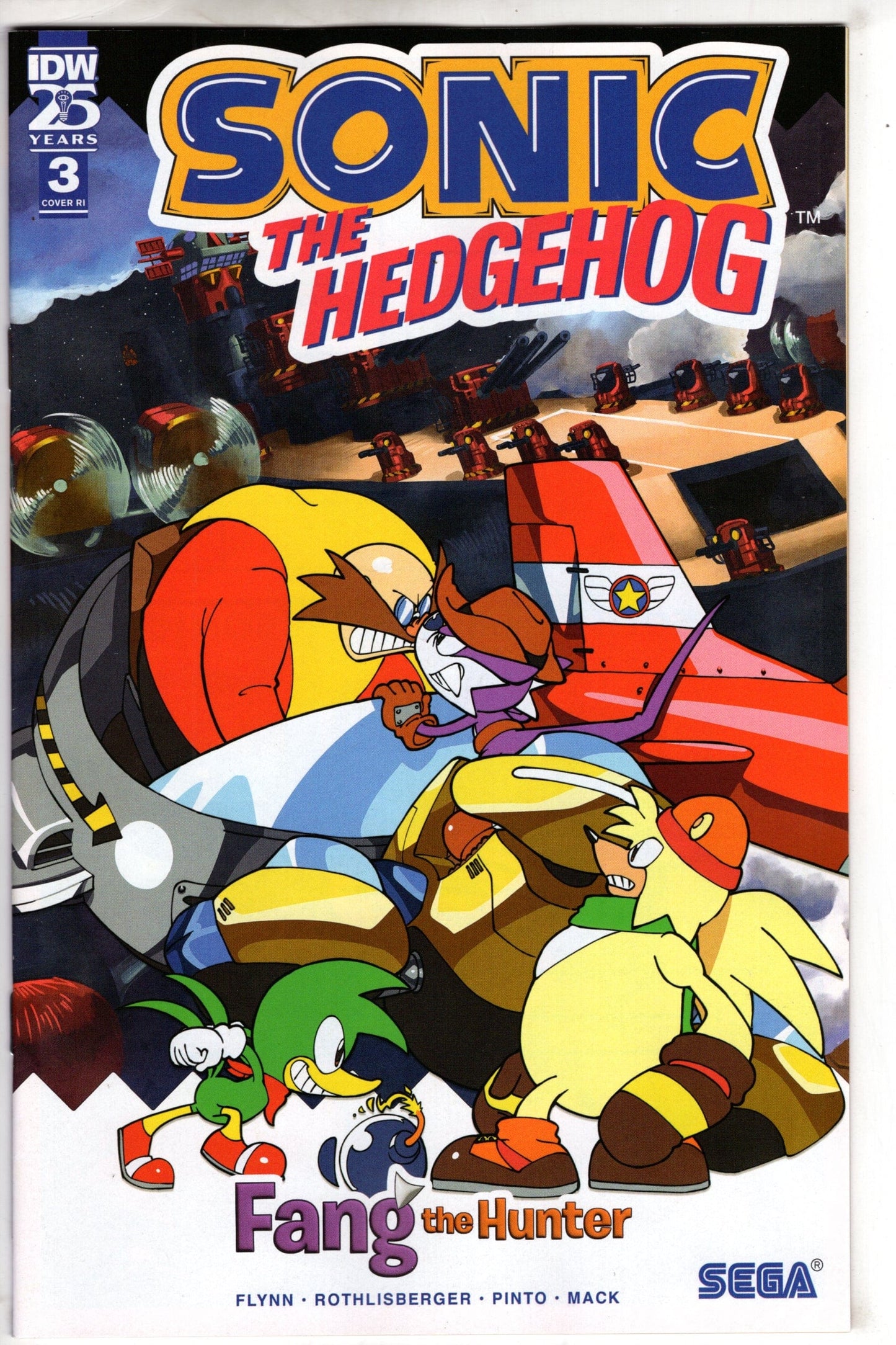 IDW PUBLISHING TRADE SONIC THE HEDGEHOG FANG HUNTER #3 CVR C 10 COPY FONSECA