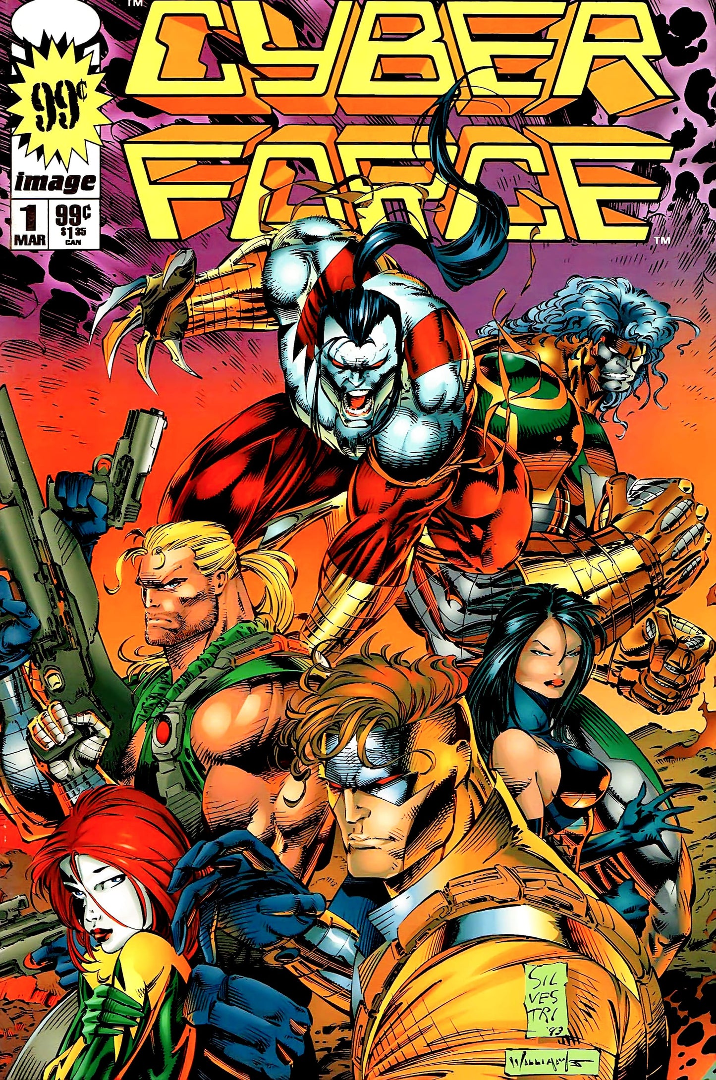 Image COMIC BOOK Cyberforce #1 - CVR A (VF/NM)