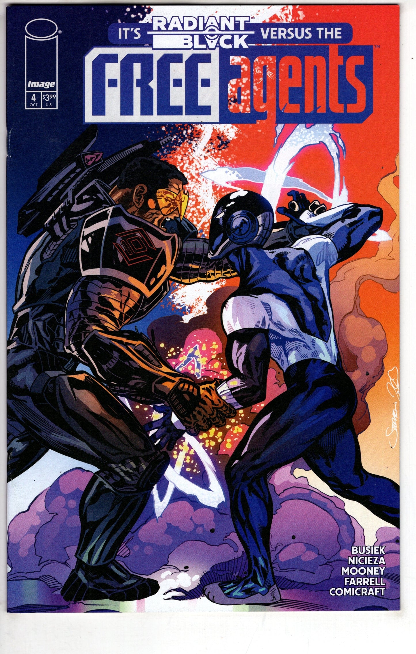 IMAGE COMIC BOOK Free Agents #4 Cover A Stephen Mooney