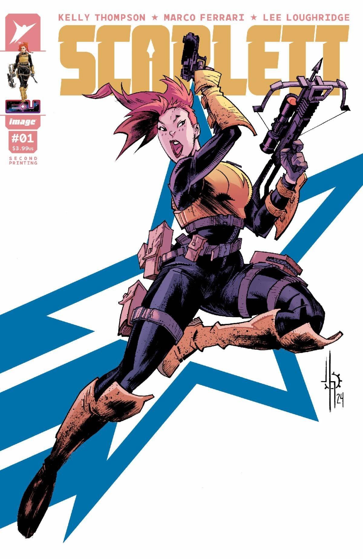 IMAGE COMIC BOOK SCARLETT #1 (OF 5) 2ND PTG CVR A HOWARD