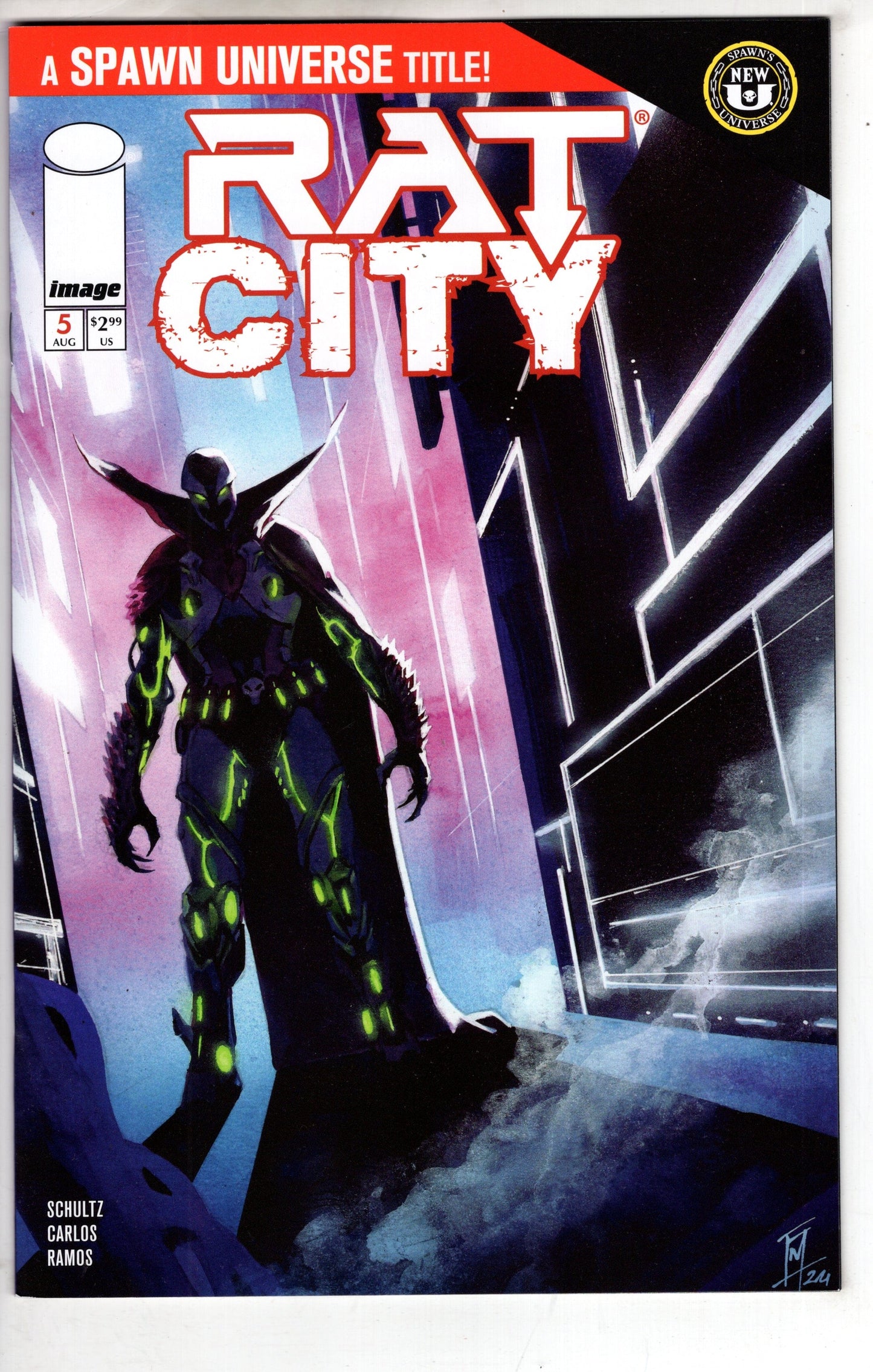 IMAGE COMIC BOOK Spawn Rat City #5 Cover A Fede Mele