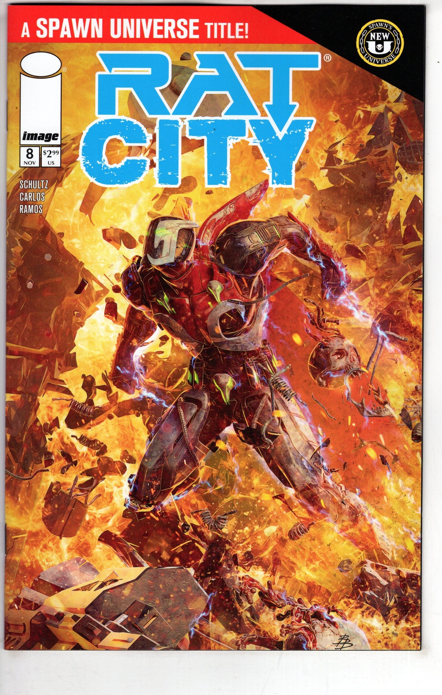 IMAGE COMIC BOOK Spawn Rat City #8 Cover A Bjorn Barends