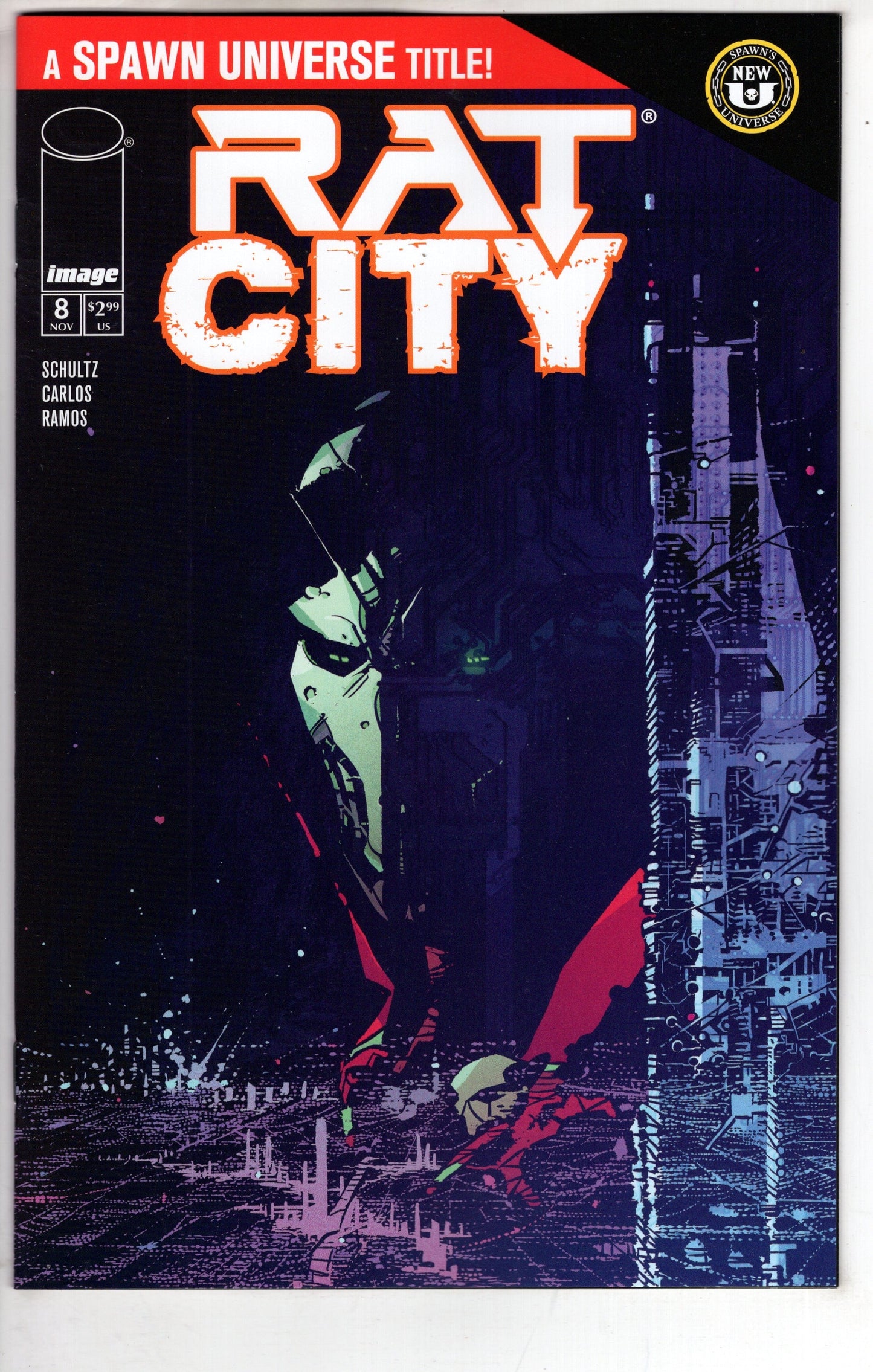 IMAGE COMIC BOOK Spawn Rat City #8 Cover B Mirko Colak Variant