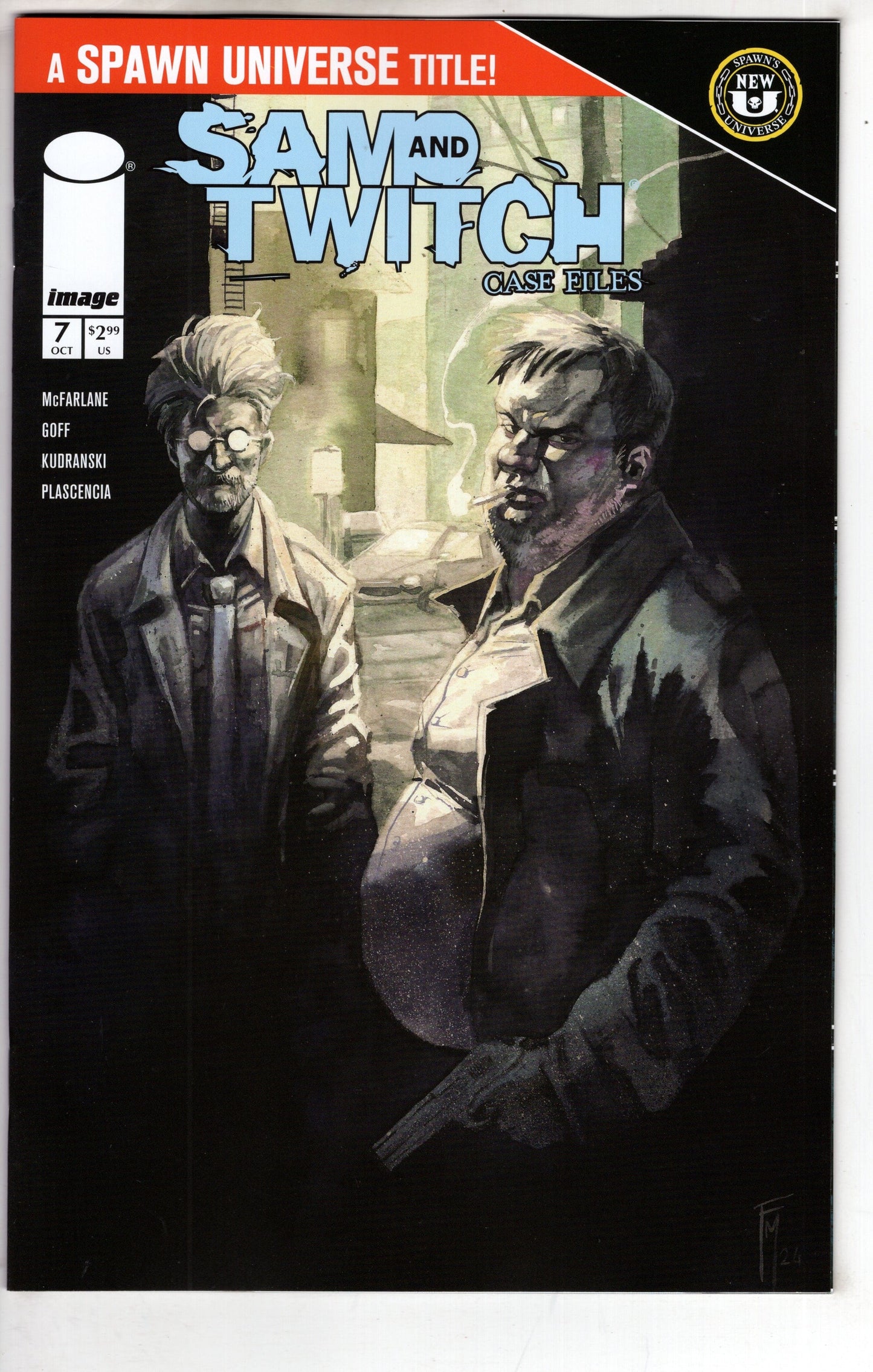 IMAGE COMIC BOOK Spawn Sam And Twitch Case Files #7 Cover A Fede Mele