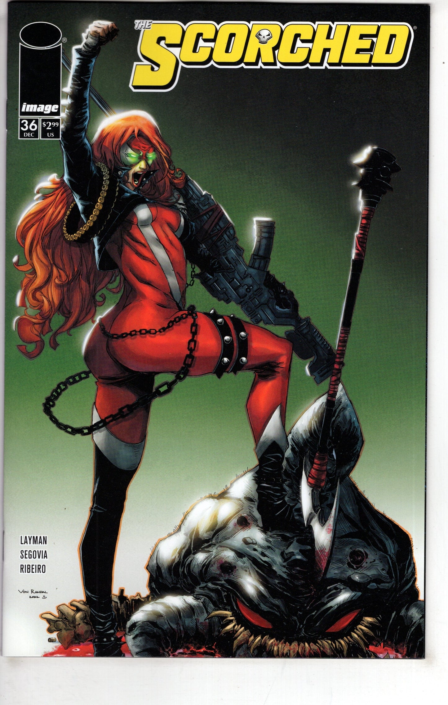 IMAGE COMIC BOOK Spawn Scorched #36 Cover B Von Randal Variant