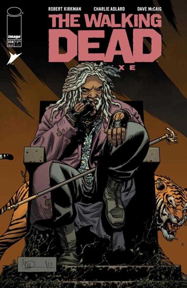 IMAGE COMIC BOOK Walking Dead Deluxe #108 Cover B Charlie Adlard & Dave Mccaig Variant (Mature)