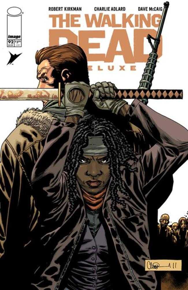 IMAGE COMIC BOOK Walking Dead Deluxe #92 Cover B Charlie Adlard & Dave Mccaig Variant (Mature)