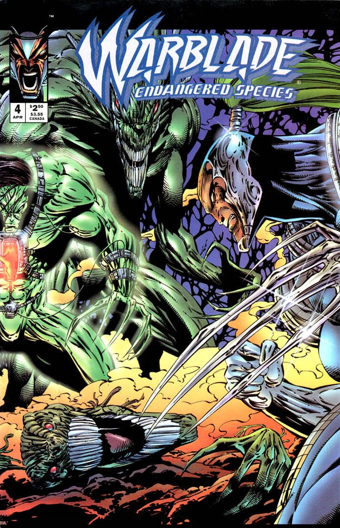 Image COMIC BOOK Warblade: Endangered Species #4 - CVR A (FN)