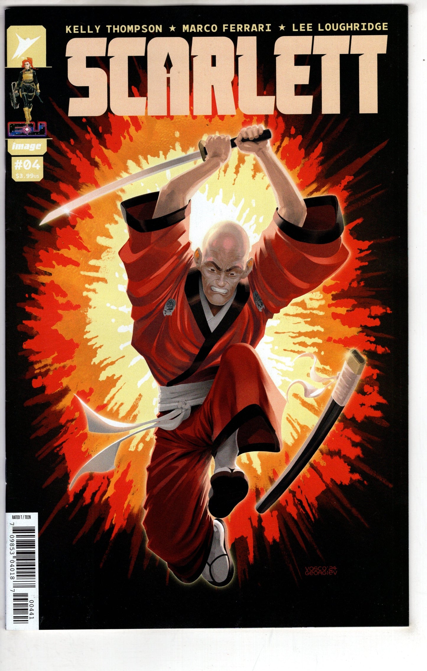 IMAGE COMIC BOOKS Scarlett #4 (Of 5) Cover D 1 in 25 Vasco Georgiev Variant