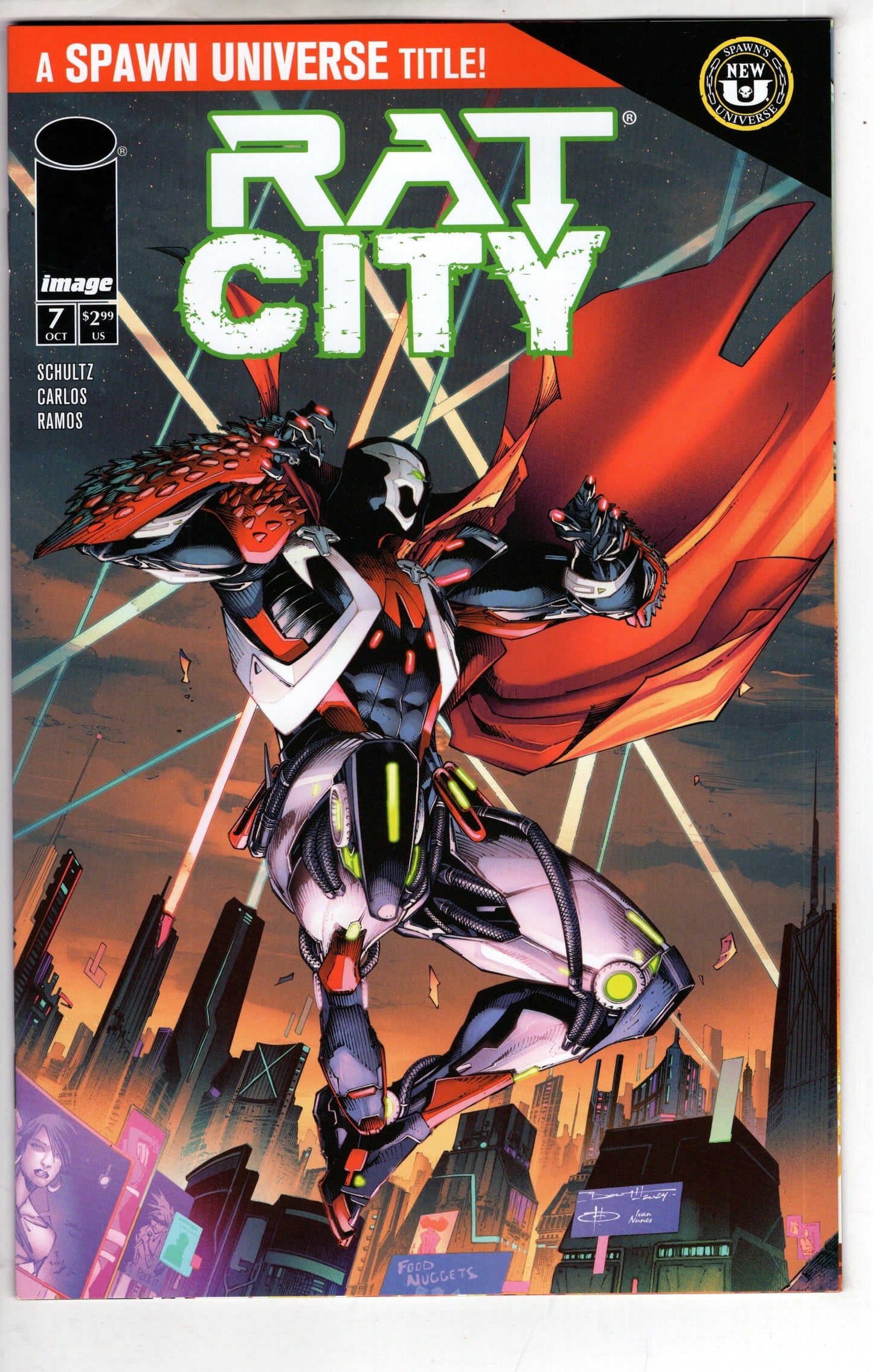 IMAGE COMIC COMIC BOOK Spawn Rat City #7 Cover A Brett Booth