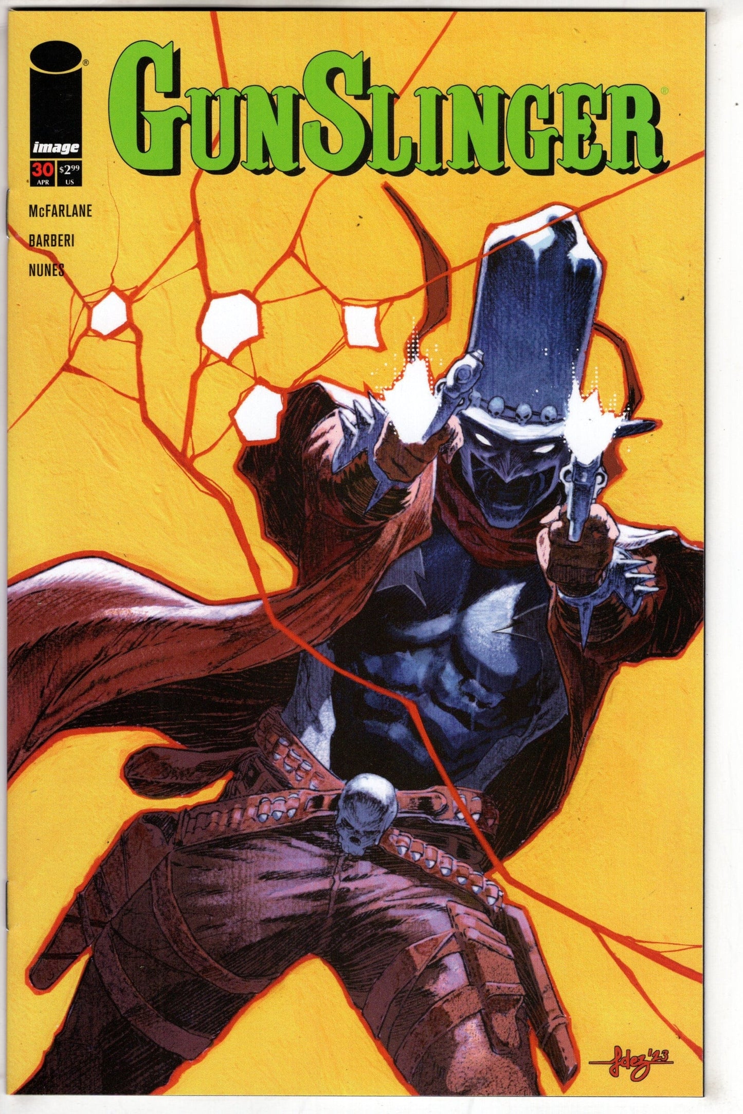 IMAGE COMICS BUY-SELL COMIC BOOK Gunslinger Spawn #30 Cover B Javier Fernandez Variant