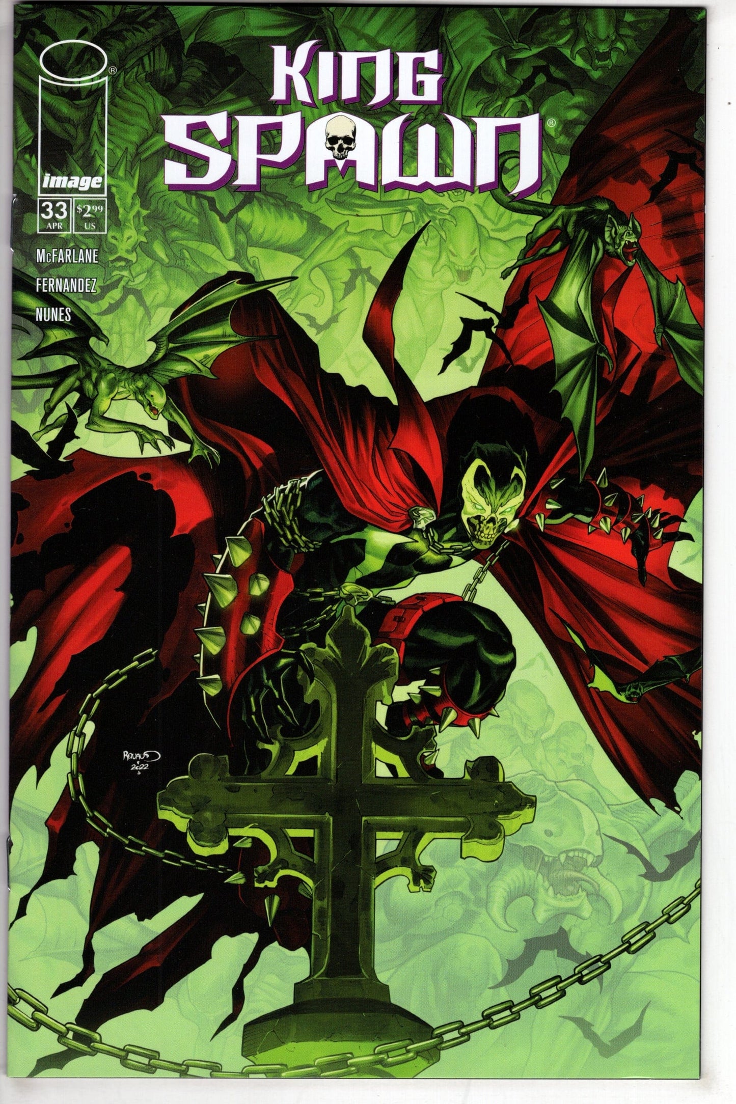 IMAGE COMICS BUY-SELL COMIC BOOK King Spawn #33 Cover B Paul Renaud Variant