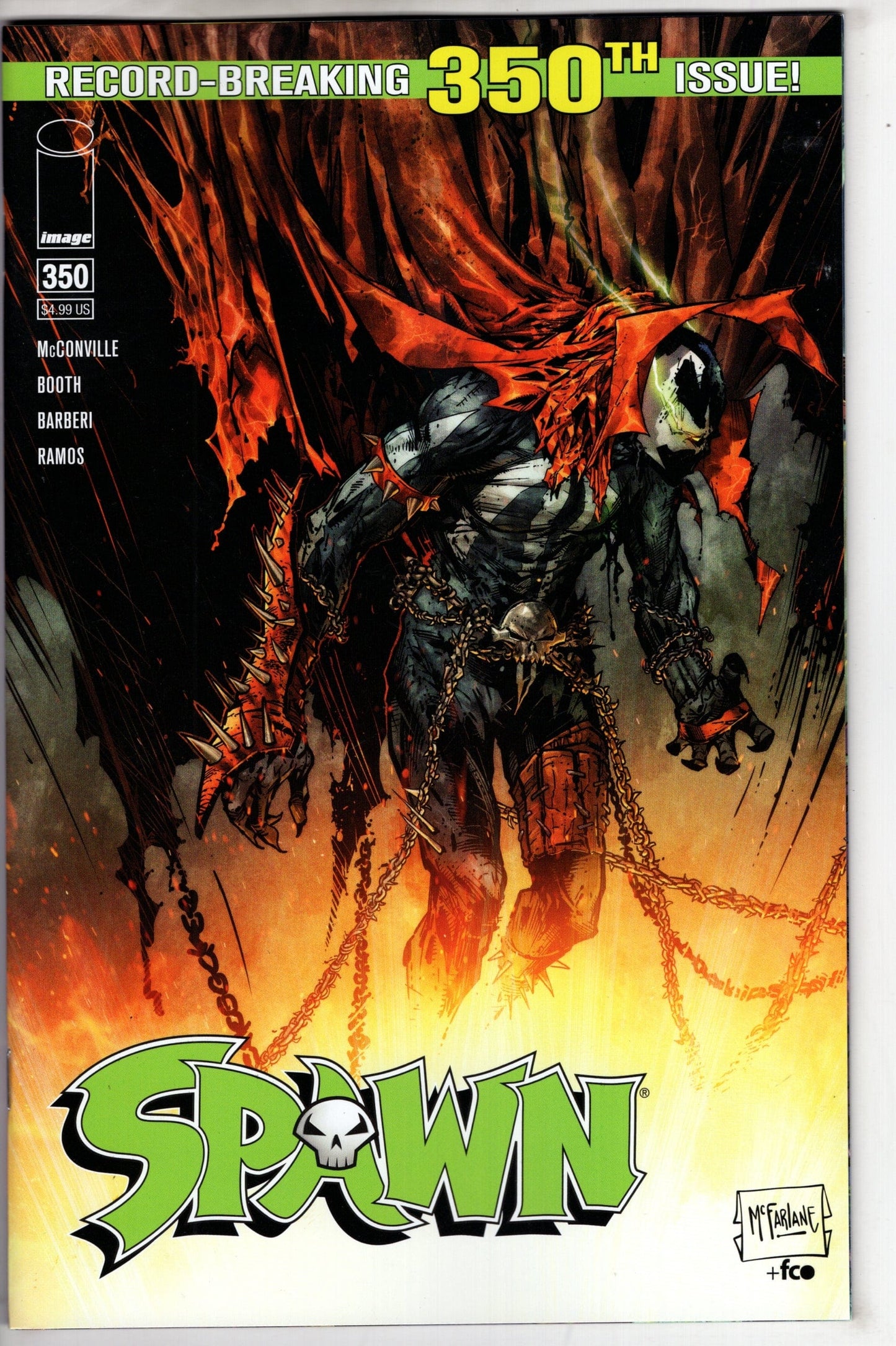 IMAGE COMICS BUY-SELL COMIC BOOKS Spawn #350 Cover B Todd McFarlane Variant