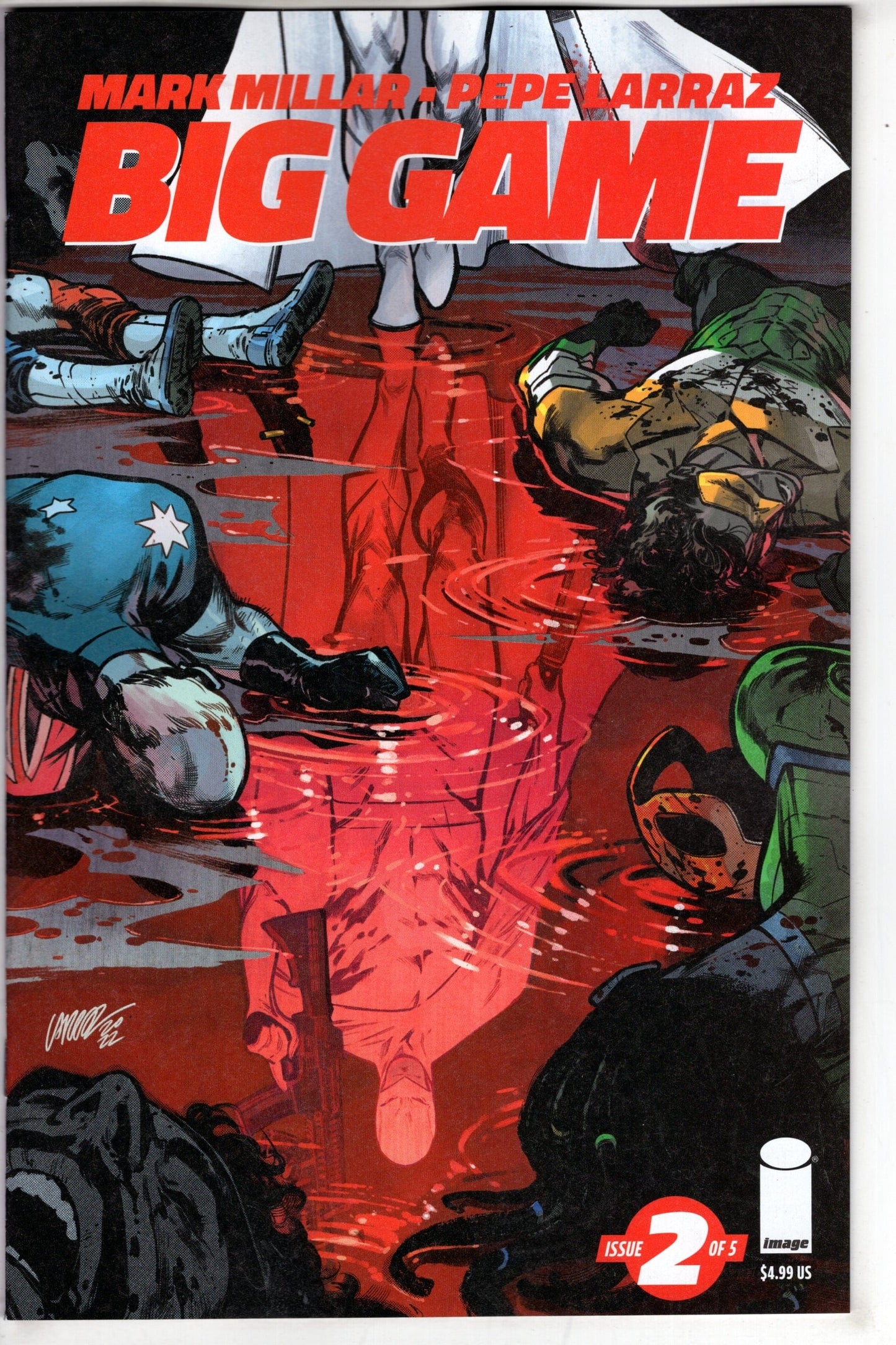 IMAGE COMICS COMIC BOOK Big Game #2 (Of 5) Cover A Larraz (Mature)