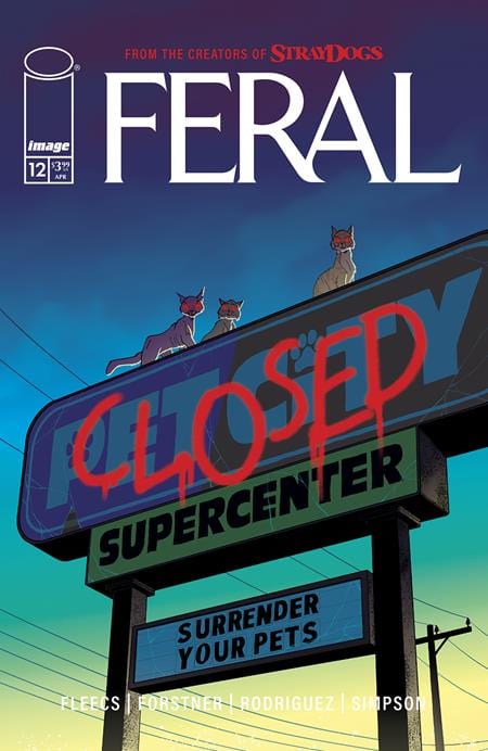 Image Comics COMIC BOOK FERAL #12 CVR A TONY FLEECS & TONE RODRIGUEZ