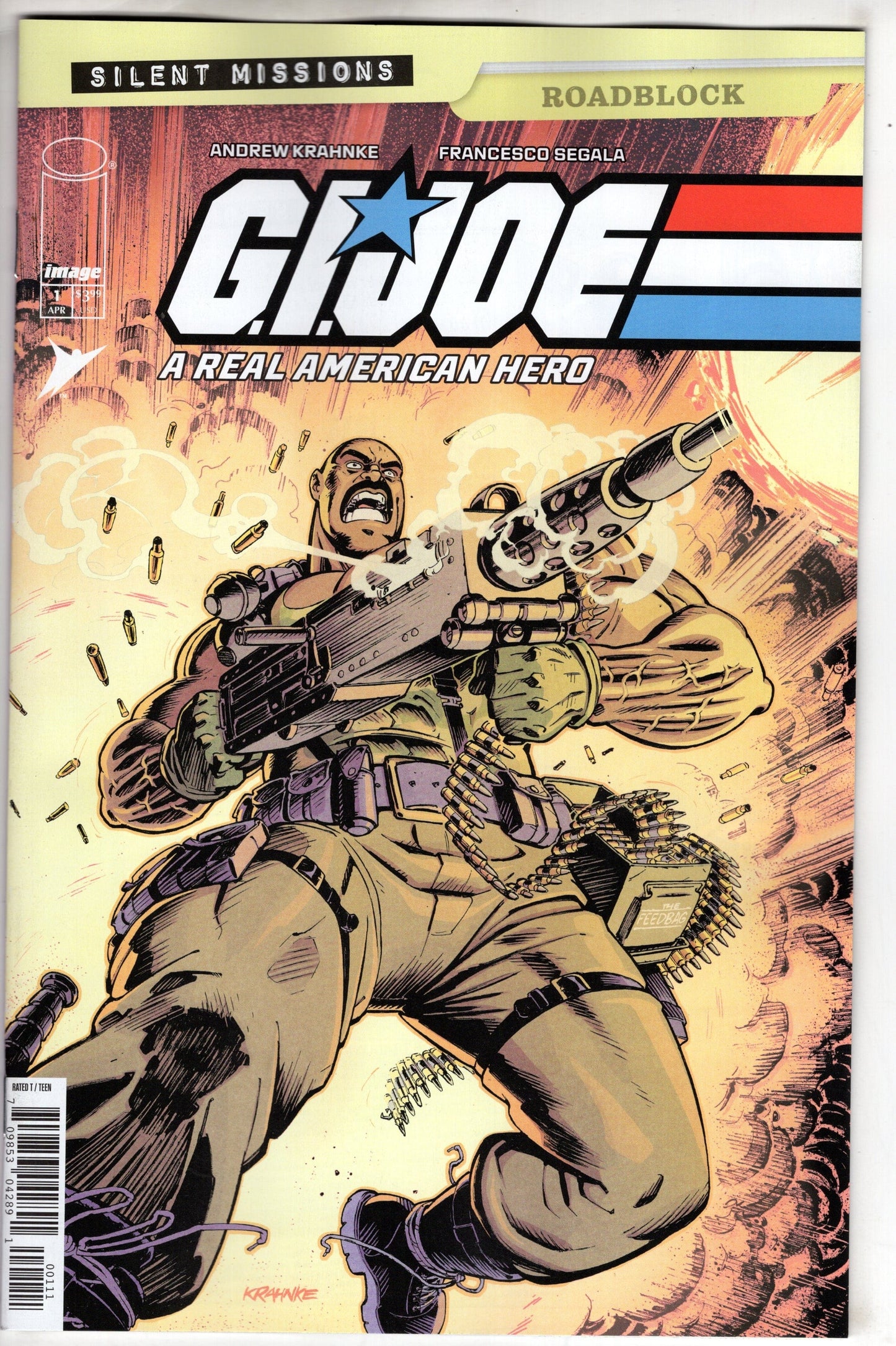 IMAGE COMICS COMIC BOOK GI JOE A REAL AMERICAN HERO ROADBLOCK #1 (ONE SHOT) CVR A ANDREW KRAHNKE