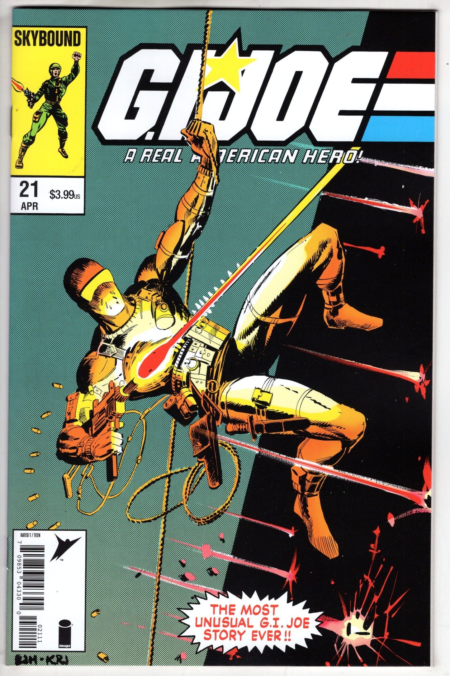 IMAGE COMICS COMIC BOOK GI JOE A REAL AMERICAN HERO SILENT MISSIONS EDITION #21 CVR A ED HANNIGAN & KLAUS JANSON
