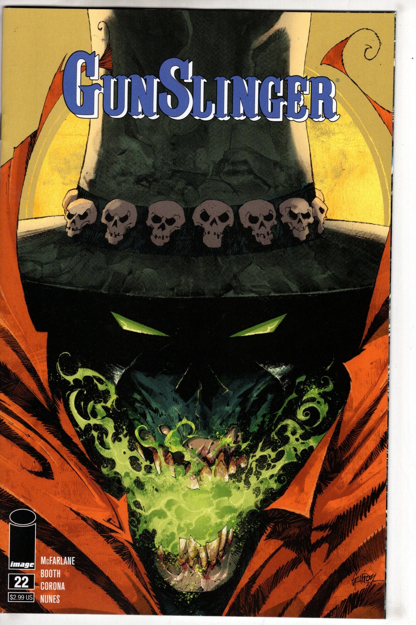 IMAGE COMICS COMIC BOOK Gunslinger Spawn #22 Cover B Glapion