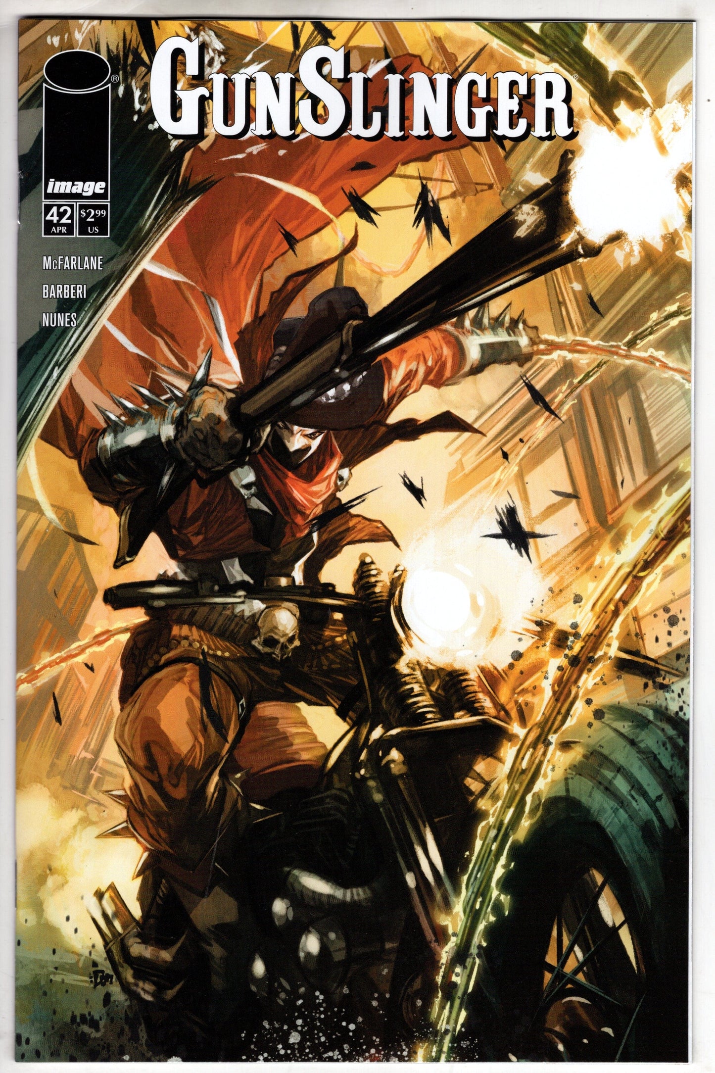 IMAGE COMICS COMIC BOOK GUNSLINGER SPAWN #42 CVR B DON AGUILLO VAR