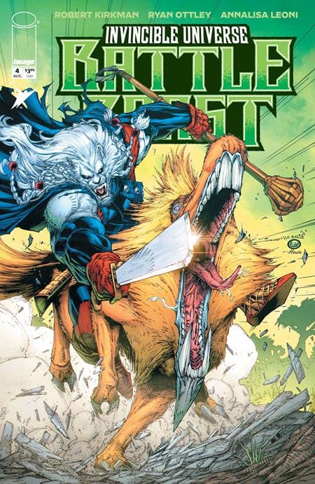 Image Comics COMIC BOOK INVINCIBLE UNIVERSE BATTLE BEAST #4 CVR E INC 1:50 BRETT BOOTH & JOHN LIVESAY VAR