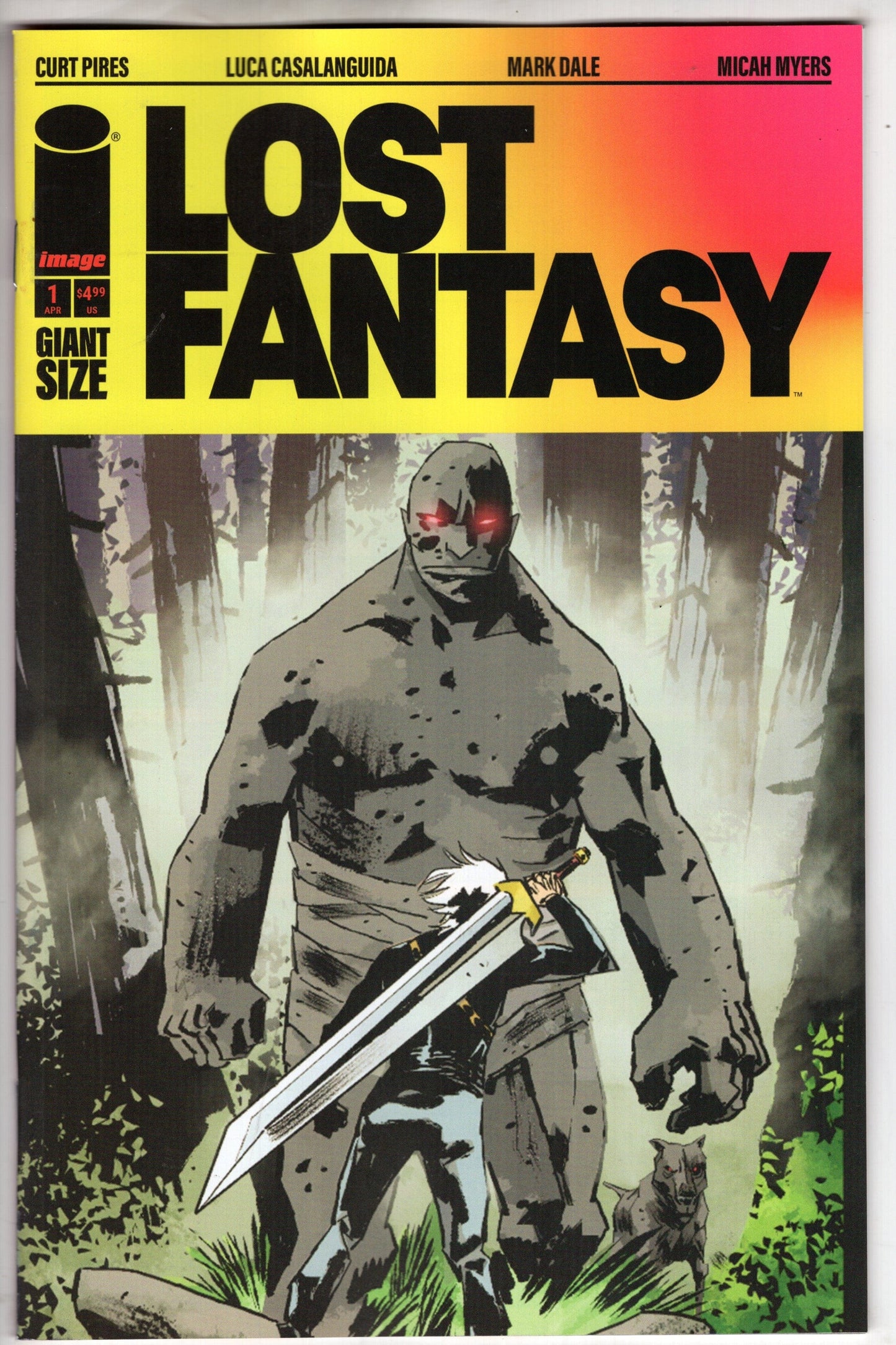 Image Comics COMIC BOOK LOST FANTASY #1 CVR A LUCA CASALANGUIDA