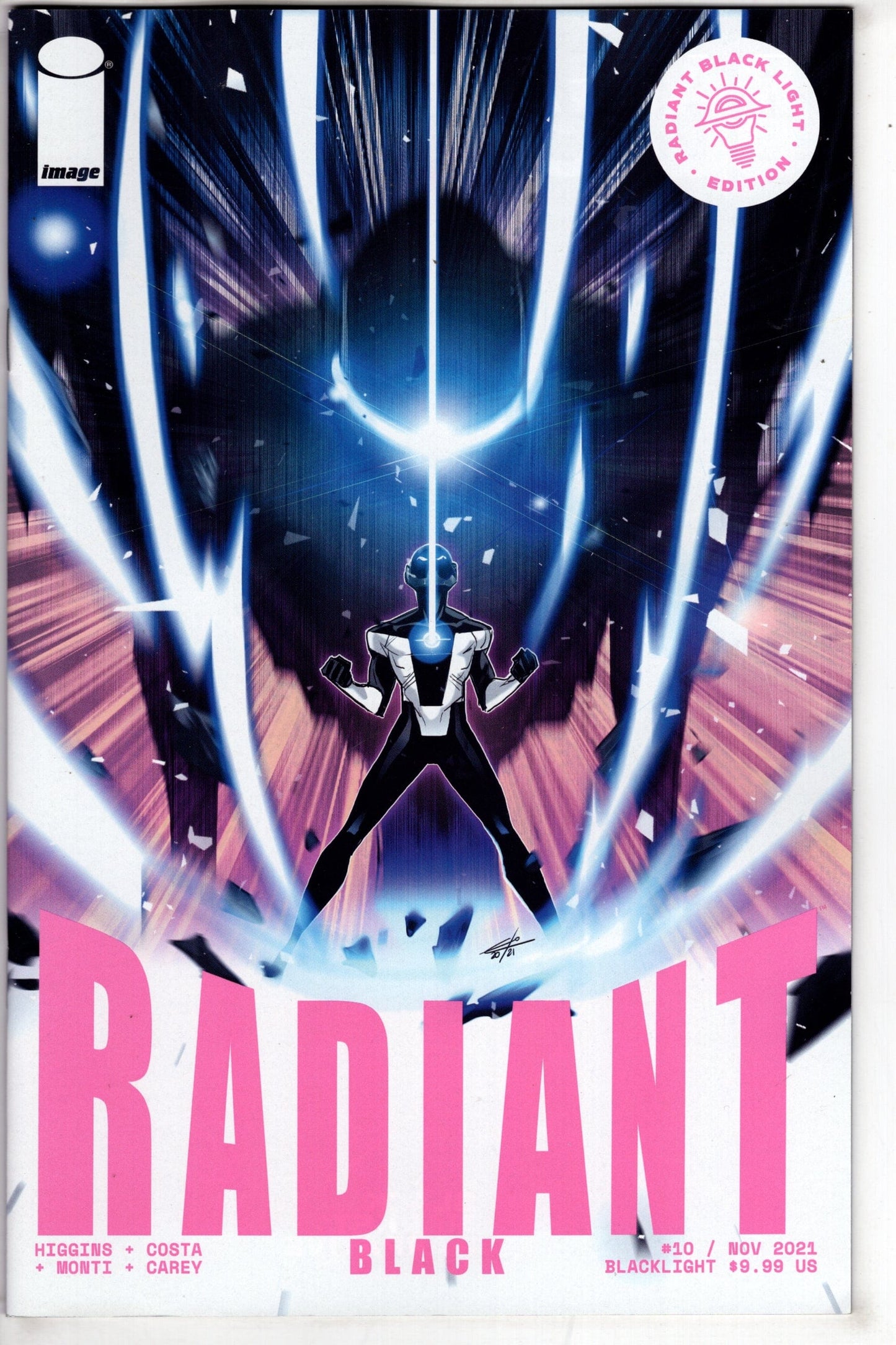 IMAGE COMICS COMIC BOOK RADIANT BLACK #10 BLACK LIGHT ED