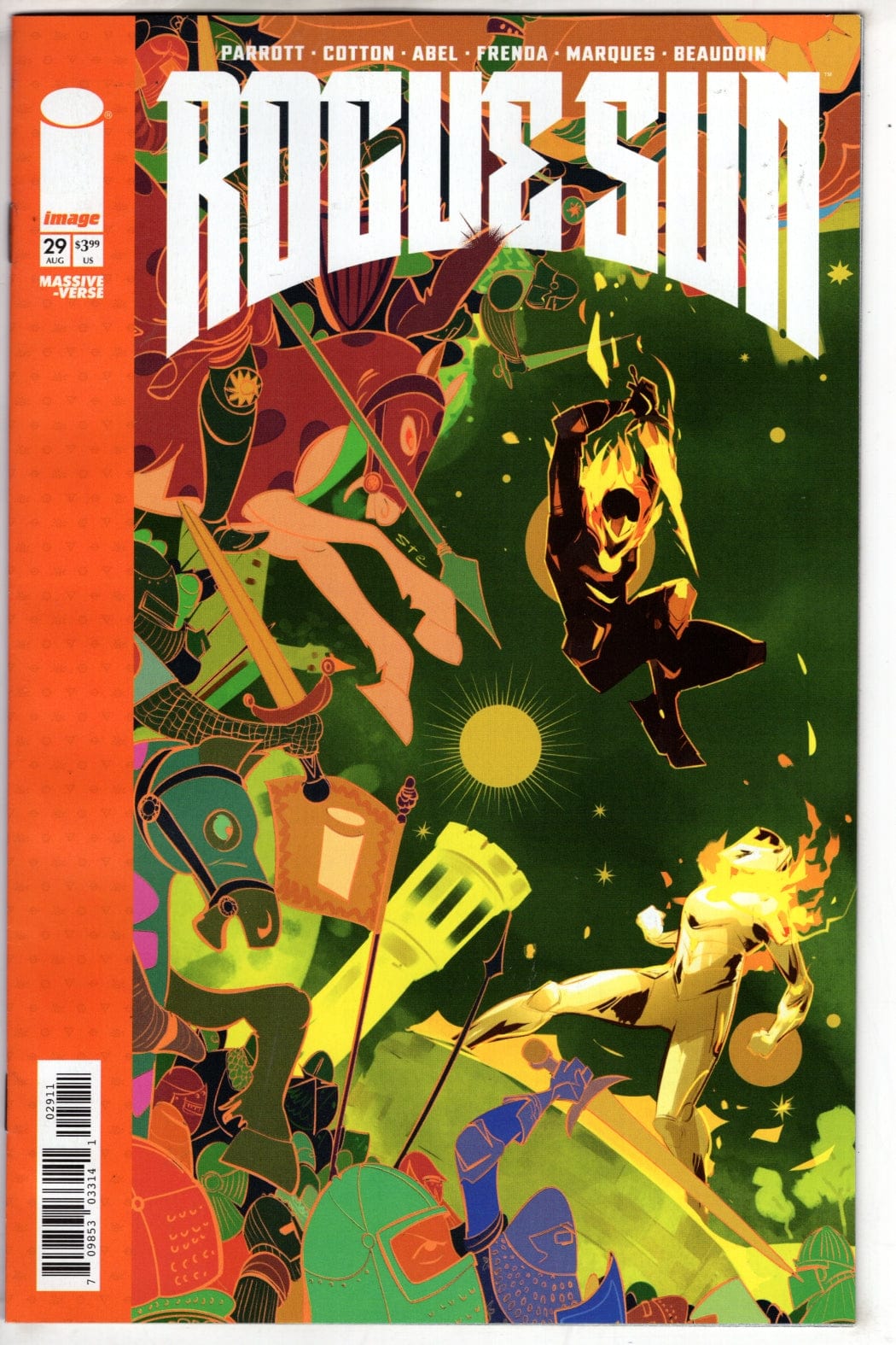 Image Comics COMIC BOOK ROGUE SUN #29 CVR A STEFANO SIMEONE