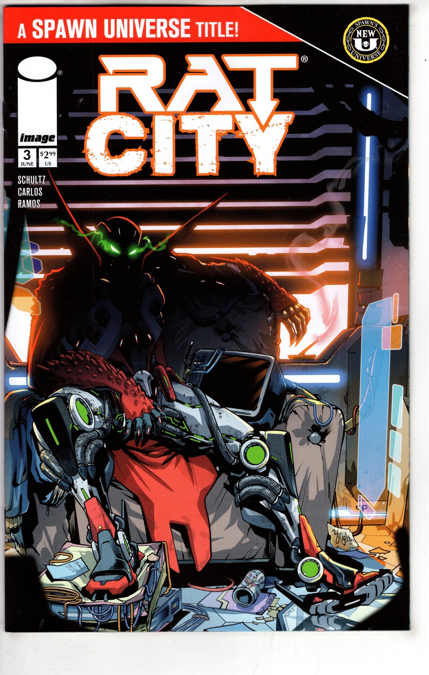 Image Comics COMIC BOOK Spawn Rat City #3 Cover A Ze Carlos