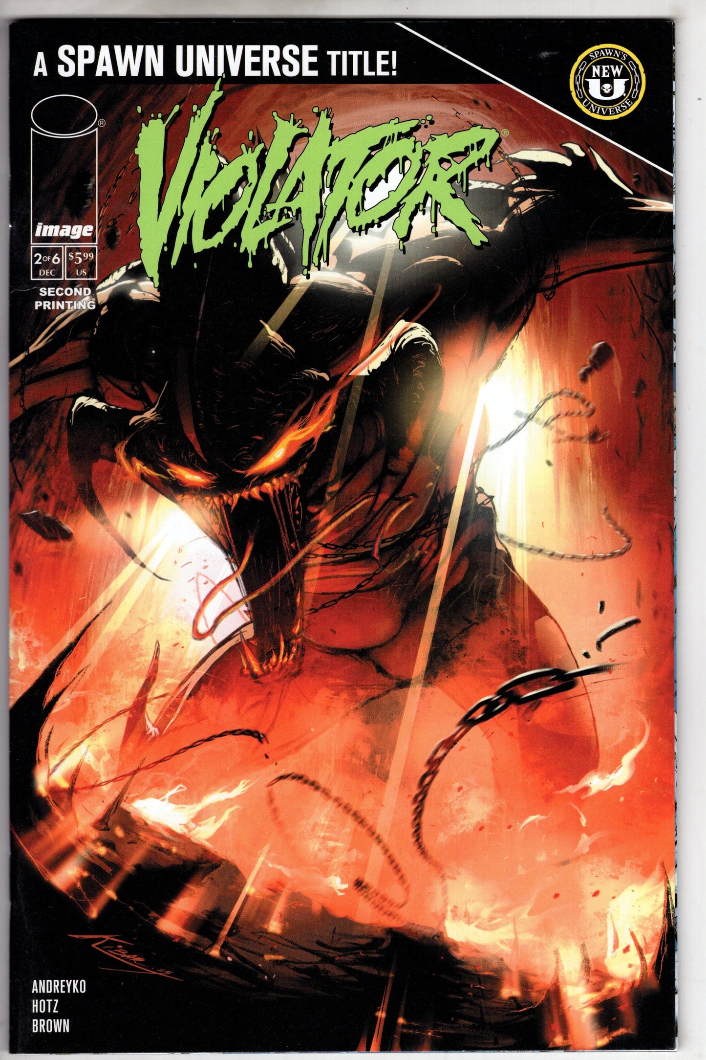 Image Comics COMIC BOOK Spawn Violator #2 (Of 6) 2nd Print