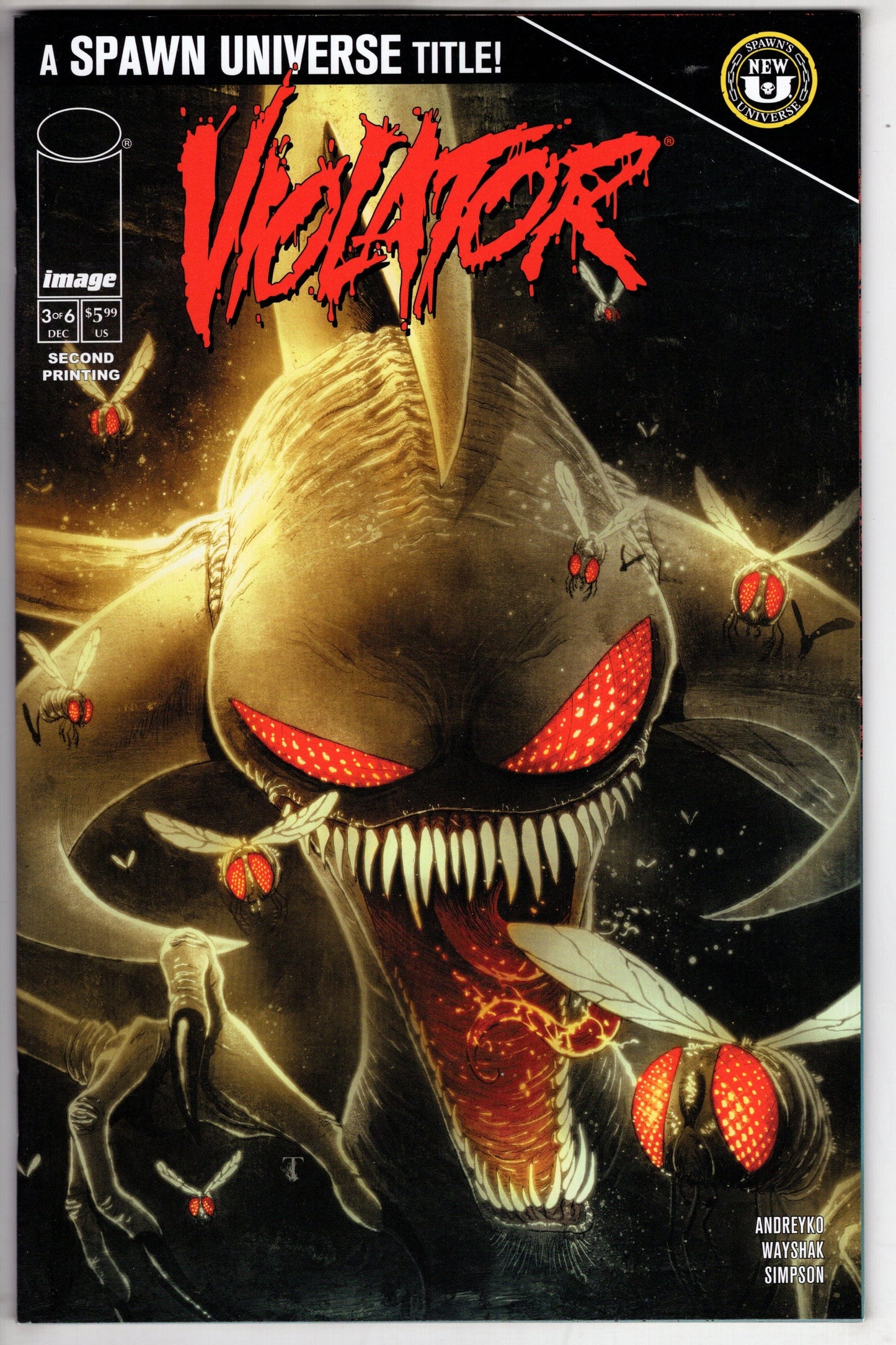 Image Comics COMIC BOOK Spawn Violator #3 (Of 6) 2nd Print