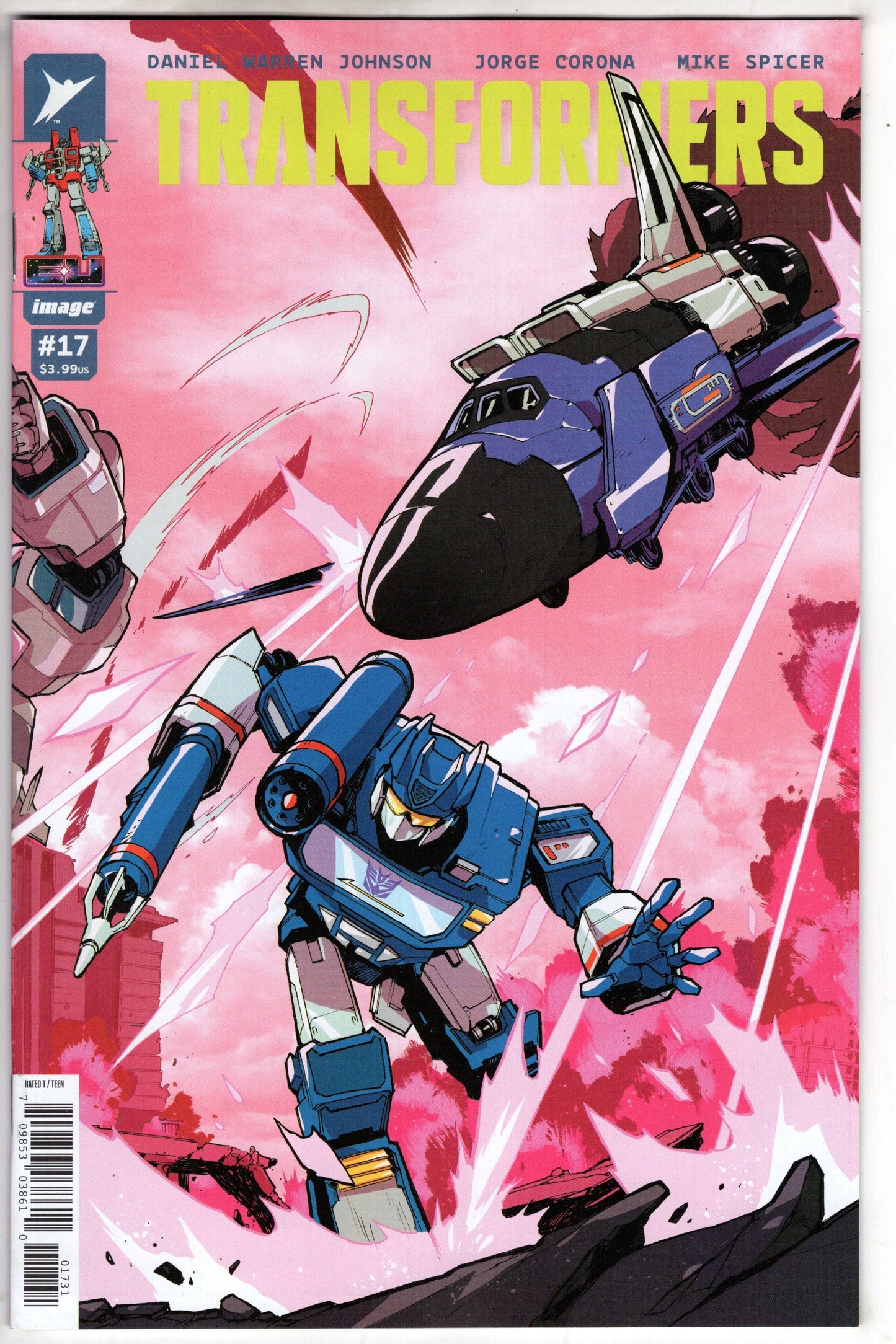 Image Comics COMIC BOOK Transformers #17 Cover C 1 in 10 Karl Kerschl Connecting Variant