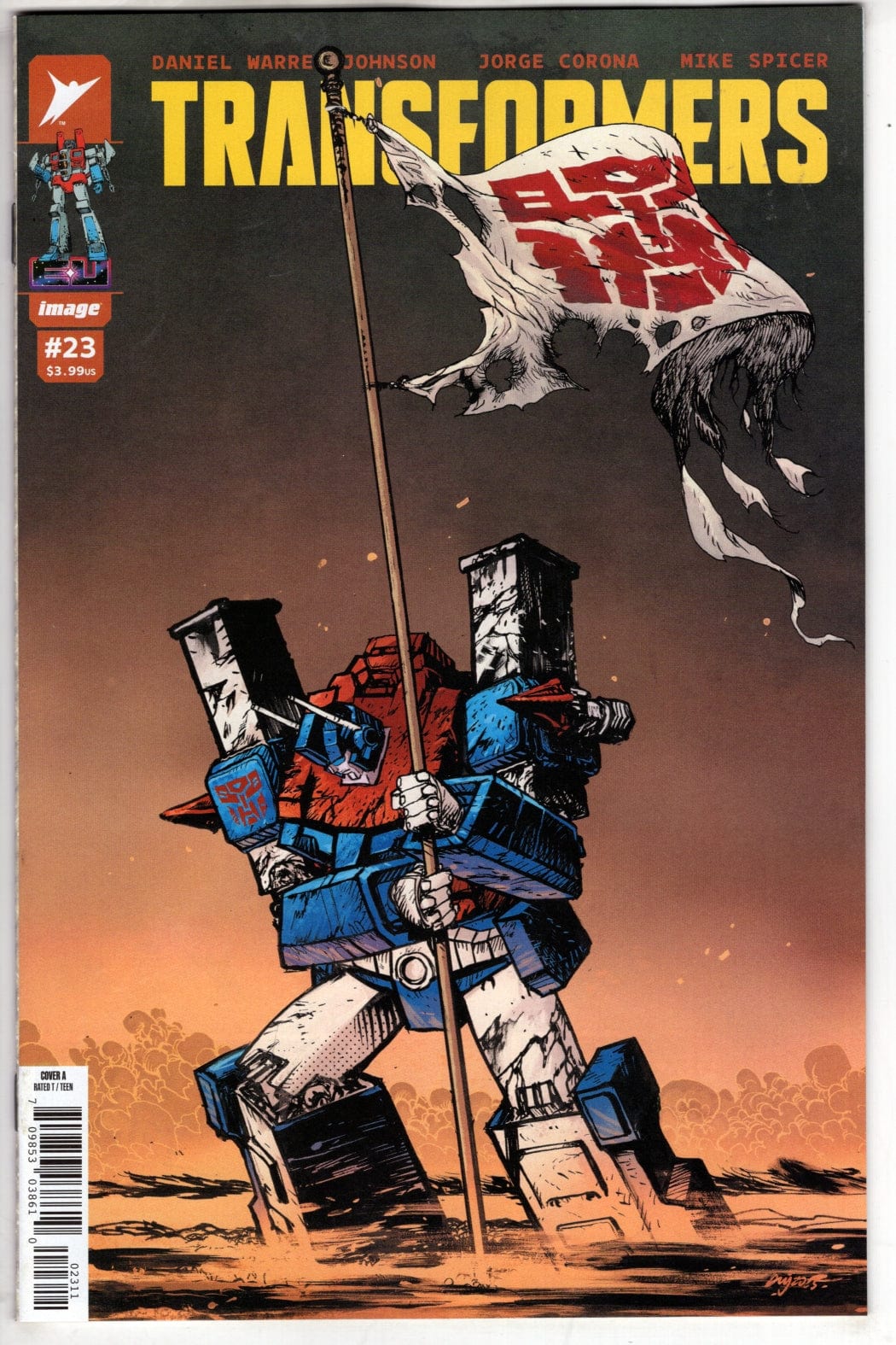 Image Comics COMIC BOOK TRANSFORMERS #23 CVR A DANIEL WARREN JOHNSON & MIKE SPICER