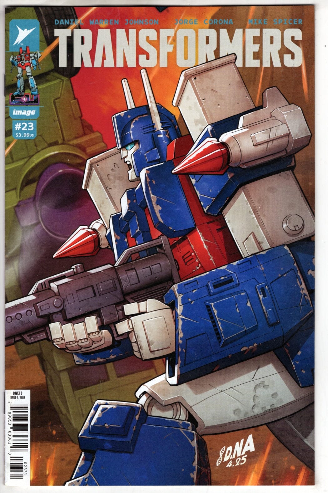 Image Comics COMIC BOOK TRANSFORMERS #23 CVR C INC 1:10 DAVID NAKAYAMA CONNECTING VAR
