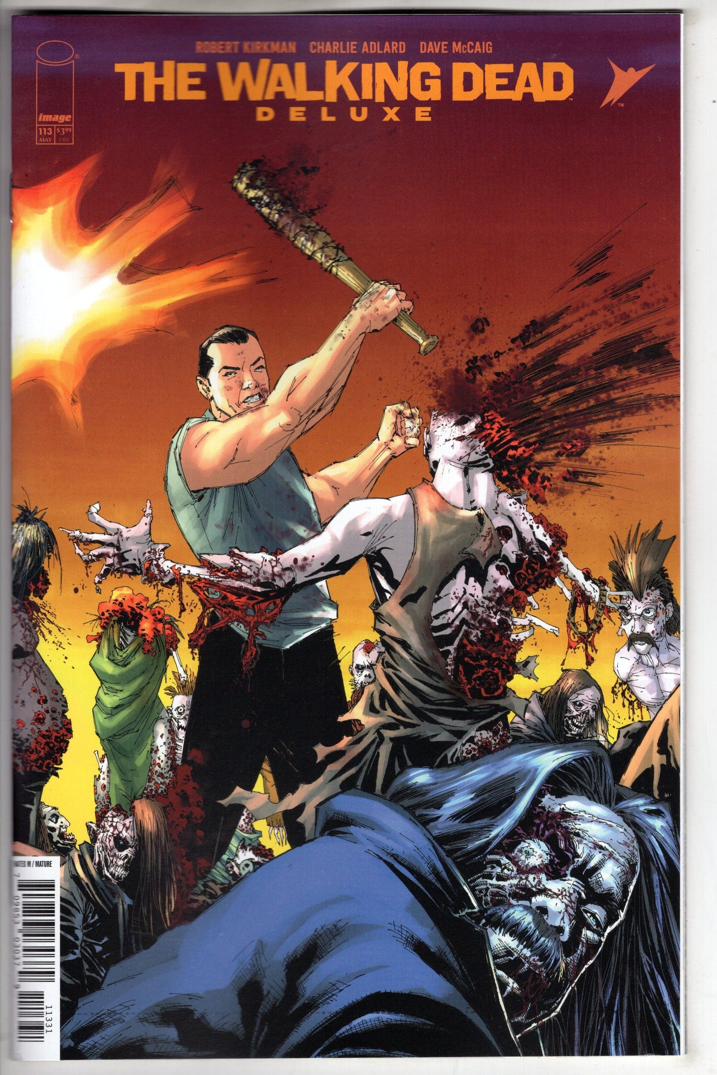 Image Comics COMIC BOOK WALKING DEAD DELUXE #113 CVR C WHILCE PORTACIO & ALEX SINCLAIR CONNECTING VAR (MR)