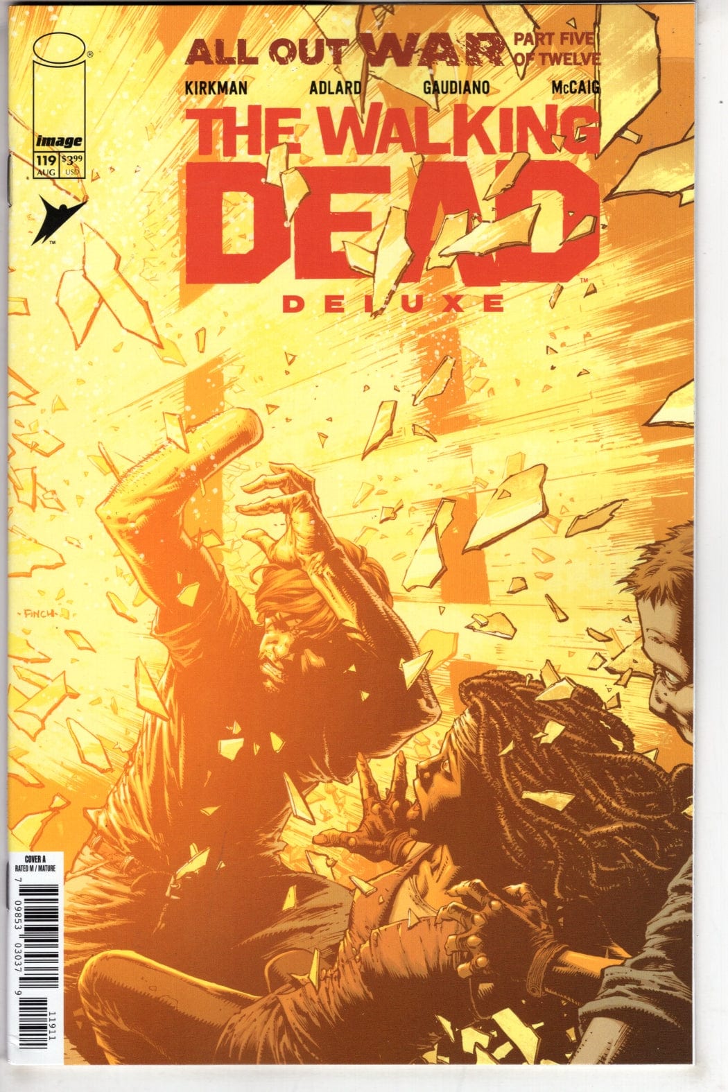 Image Comics COMIC BOOK WALKING DEAD DELUXE #119 CVR A DAVID FINCH & DAVE MCCAIG (MR)