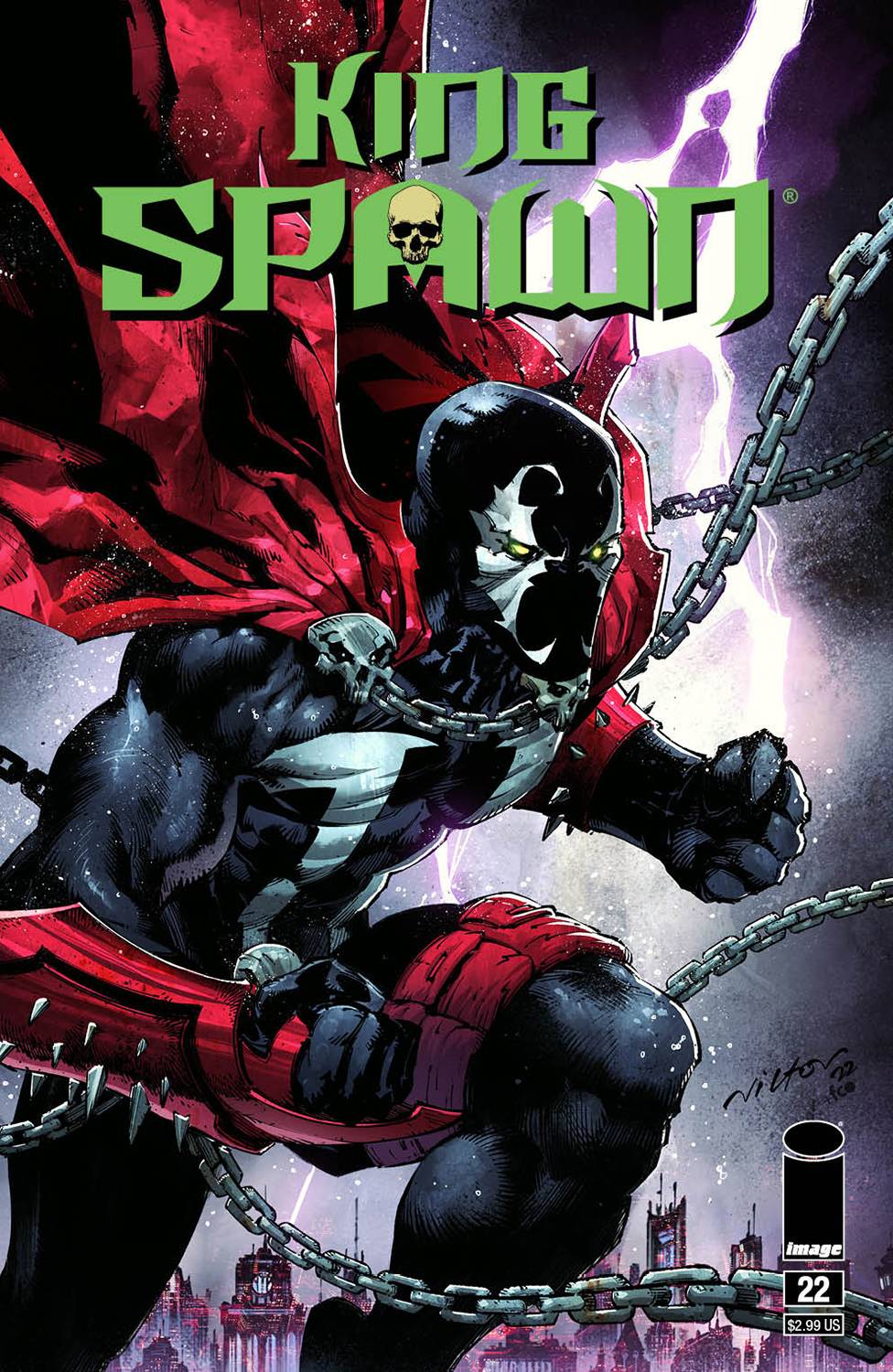 IMAGE COMICS Comics KING SPAWN #22 CVR A BOGDANOVIC-Clearance Book