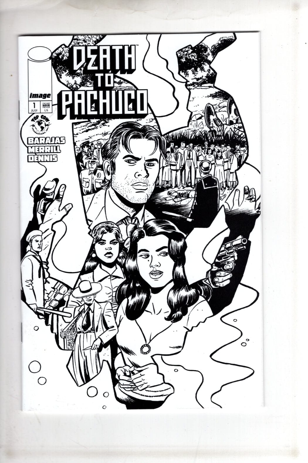 IMAGE COMICS, IMAGE COMICS BUY-SELL, Image Comics, IMAGE, Image COMIC BOOK Death To Pachuco Ashcan Promo