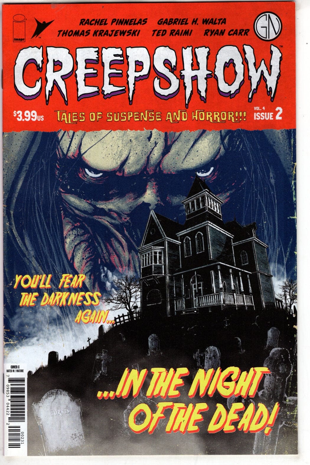 Image Comics NEW THIS WEEK CREEPSHOW VOL 04 #2 (OF 5) CVR C INC 1:10 JORGE FORNES VAR (MR)