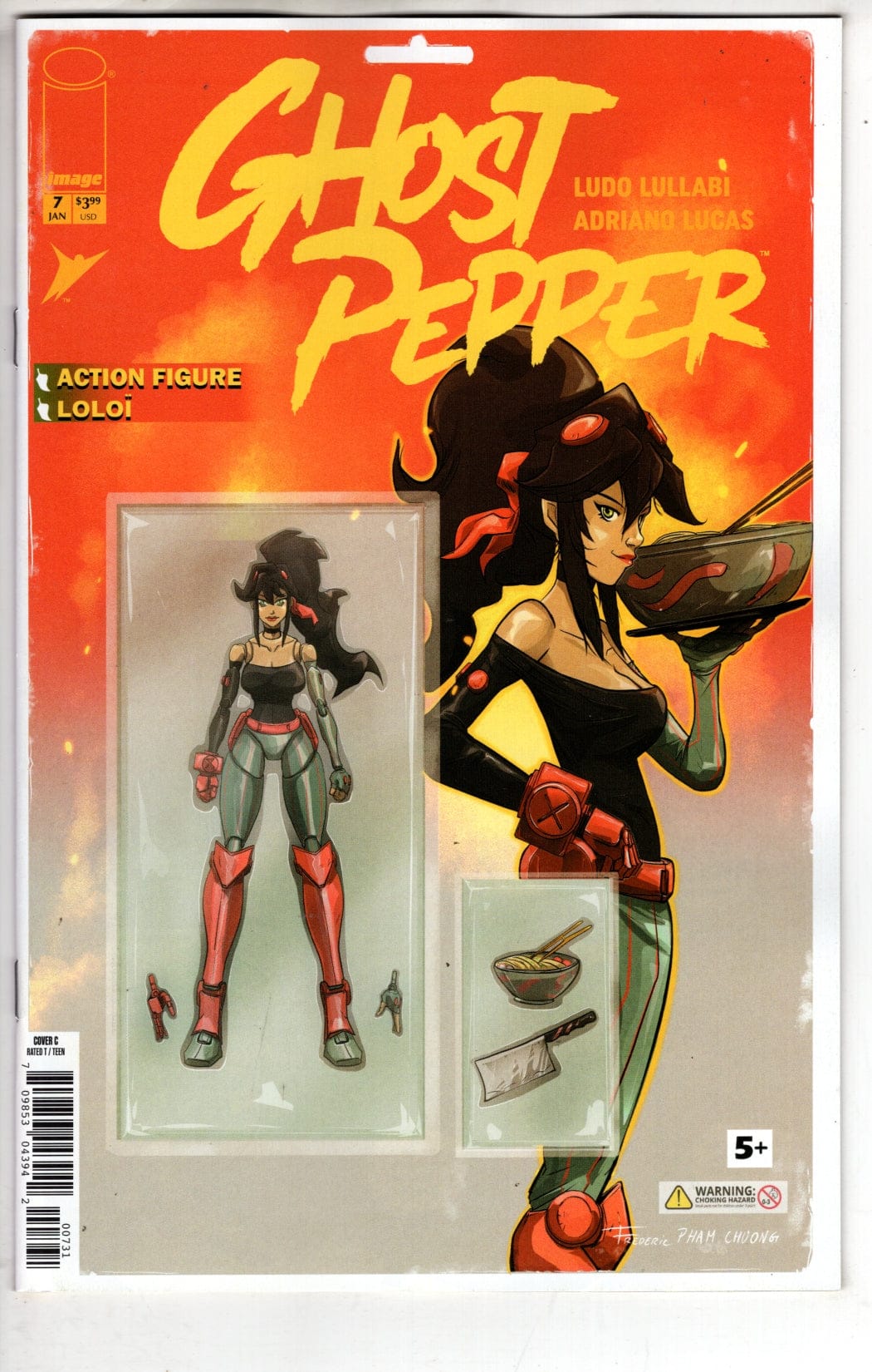 Image Comics NEW THIS WEEK GHOST PEPPER #7 CVR C INC 1:10 FREDERIC PHAM CHUONG ACTION FIGURE VAR (VF/NM)