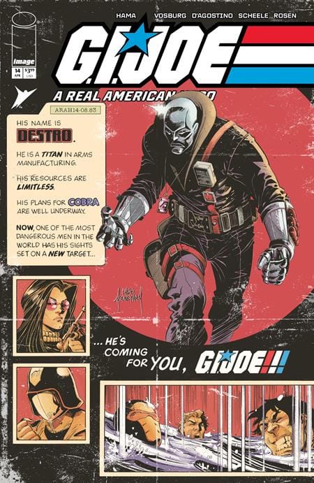 Image Comics NEW THIS WEEK GI JOE A REAL AMERICAN HERO #14 HAMA FILES EDITION CVR B CHRIS MOONEYHAM VAR (VF/NM)