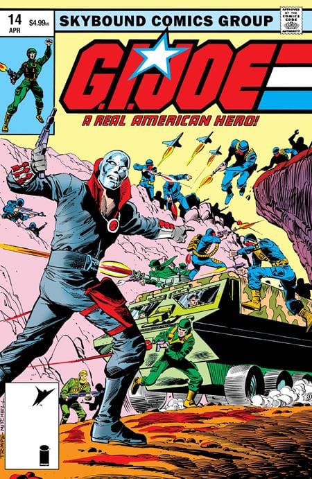 Image Comics NEW THIS WEEK GI JOE A REAL AMERICAN HERO #14 HAMA FILES EDITION CVR C HERB TRIMPE & STEVE MITCHELL FOIL VAR (VF/NM)