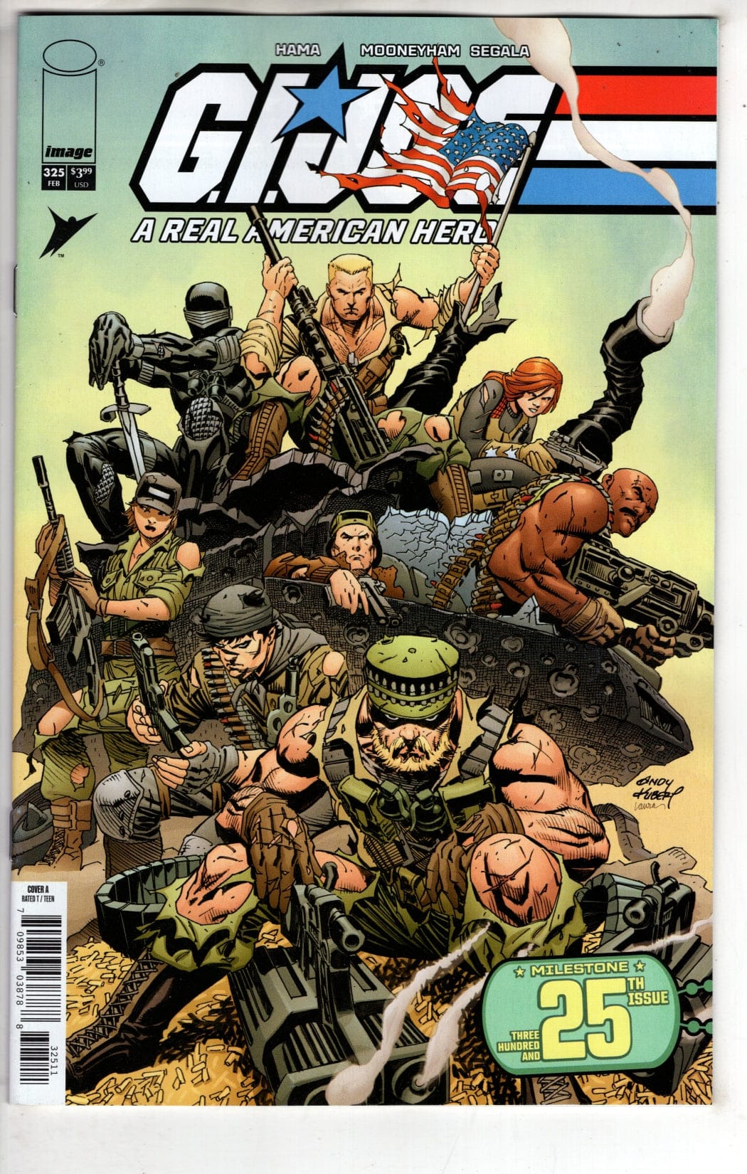 Image Comics NEW THIS WEEK GI JOE A REAL AMERICAN HERO #325 CVR A ANDY KUBERT & LAURA MARTIN (VF/NM)
