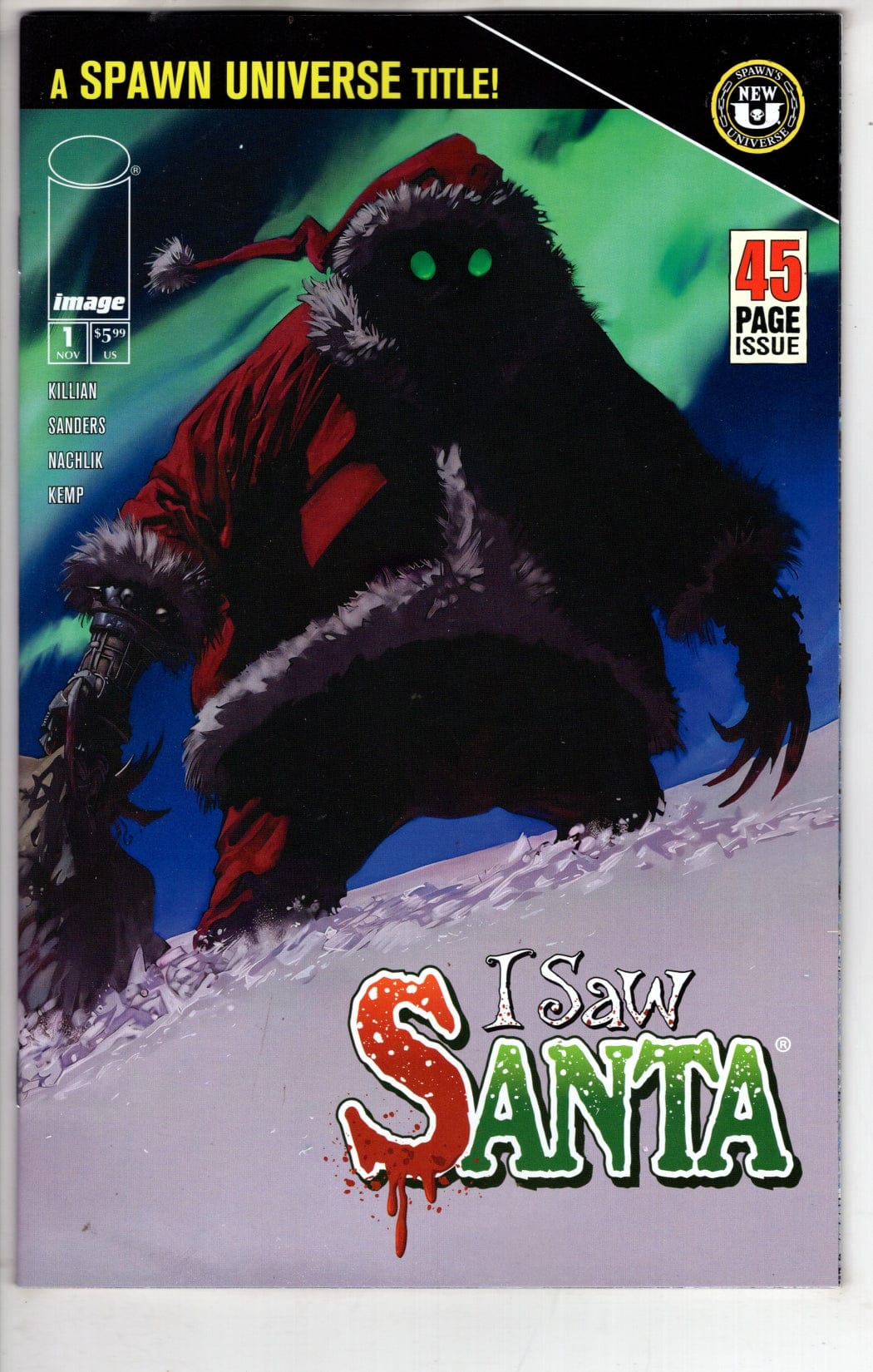Image Comics NEW THIS WEEK I SAW SANTA A SPAWN UNIVERSE CHRISTMAS STORY #1 CVR D