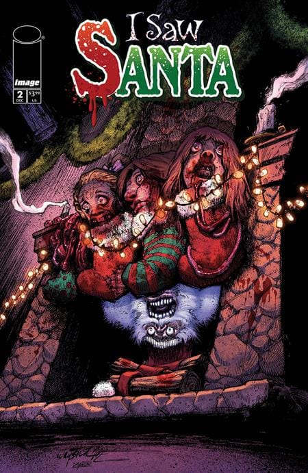 Image Comics NEW THIS WEEK I SAW SANTA A SPAWN UNIVERSE CHRISTMAS STORY #2 (OF 2) CVR B JONATHAN WAYSHAK VAR