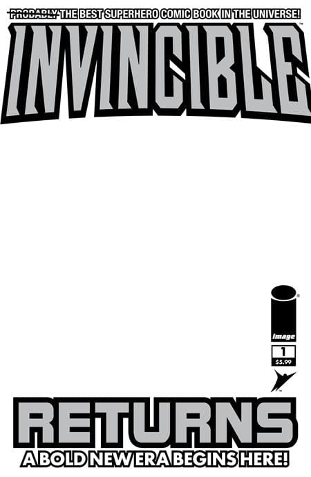 Image Comics NEW THIS WEEK INVINCIBLE RETURNS FACSIMILE EDITION #1 CVR D BLANK SKETCH VAR (VF/NM)