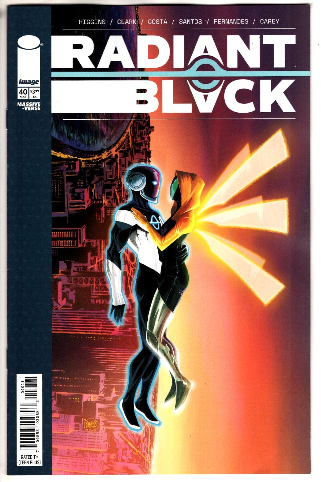 Image Comics NEW THIS WEEK RADIANT BLACK #40 CVR A DANIEL BAYLISS (VF/NM)