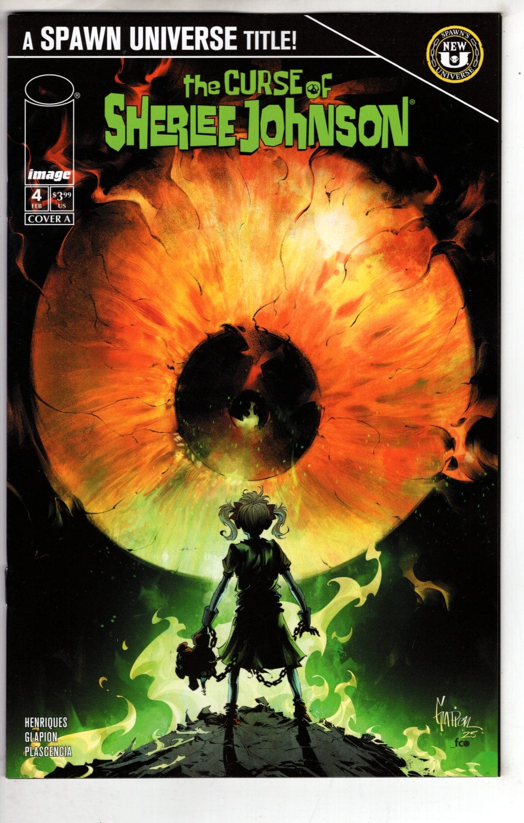 Image Comics NEW THIS WEEK SPAWN THE CURSE OF SHERLEE JOHNSON #4 CVR A JONATHAN GLAPION (VF/NM)