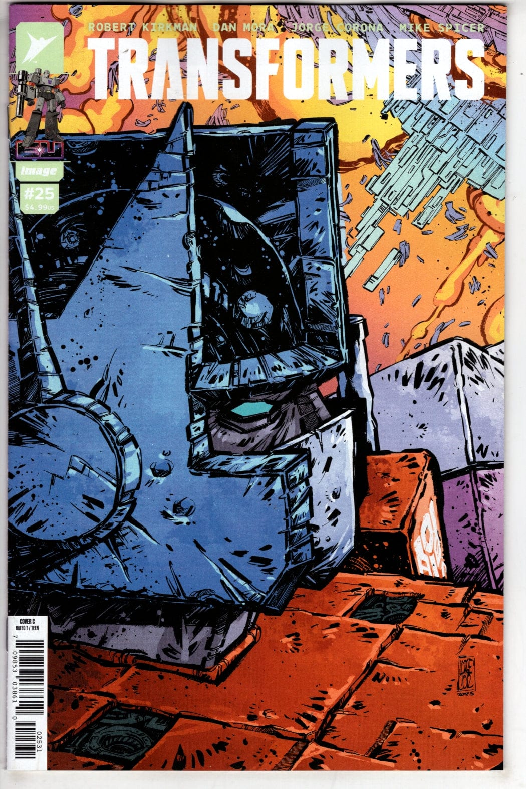 Image Comics NEW THIS WEEK TRANSFORMERS #25 CVR C JORGE CORONA & MIKE SPICER VAR